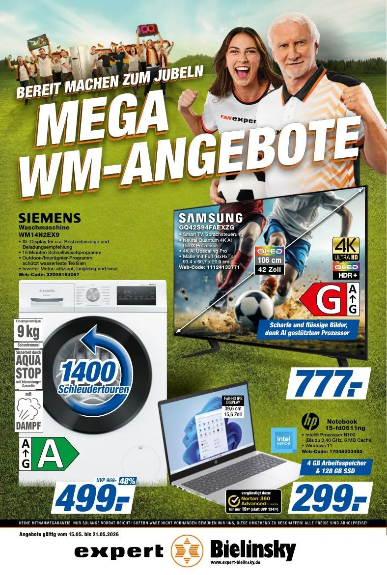 Expert Angebote von 15. Mai bis 21. Mai 2026 - Prospekt seite 1