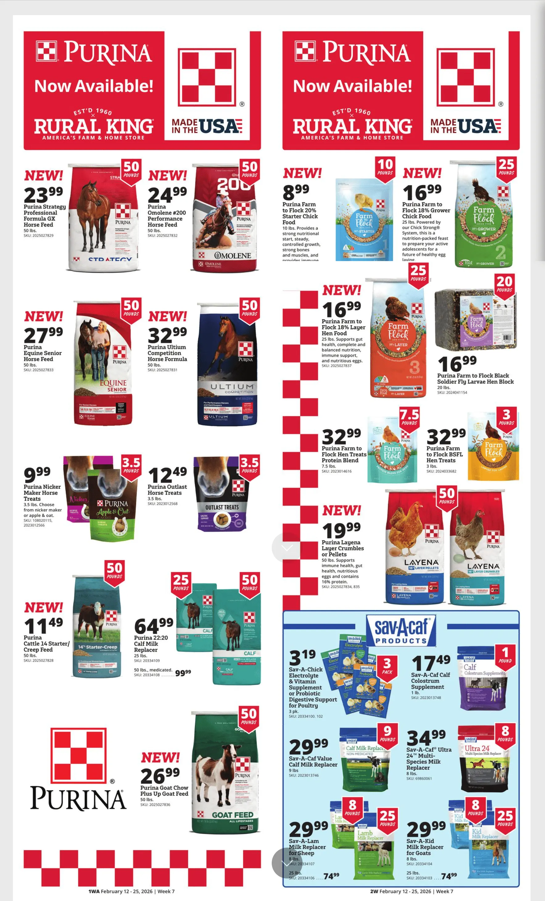 Weekly ad Rural King Sales from February 12 to February 25 2026 - Page 1