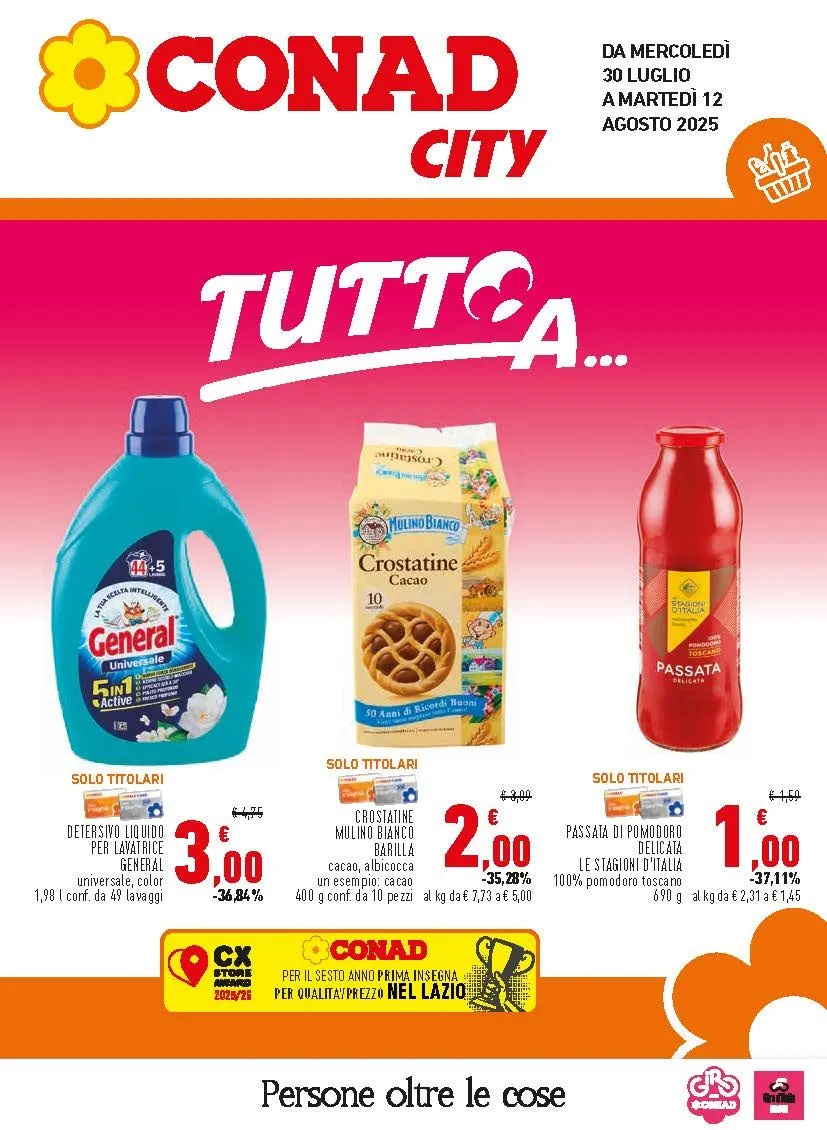 Volantini Conad da 30 luglio a 12 agosto di 2025 - Pagina del volantino 