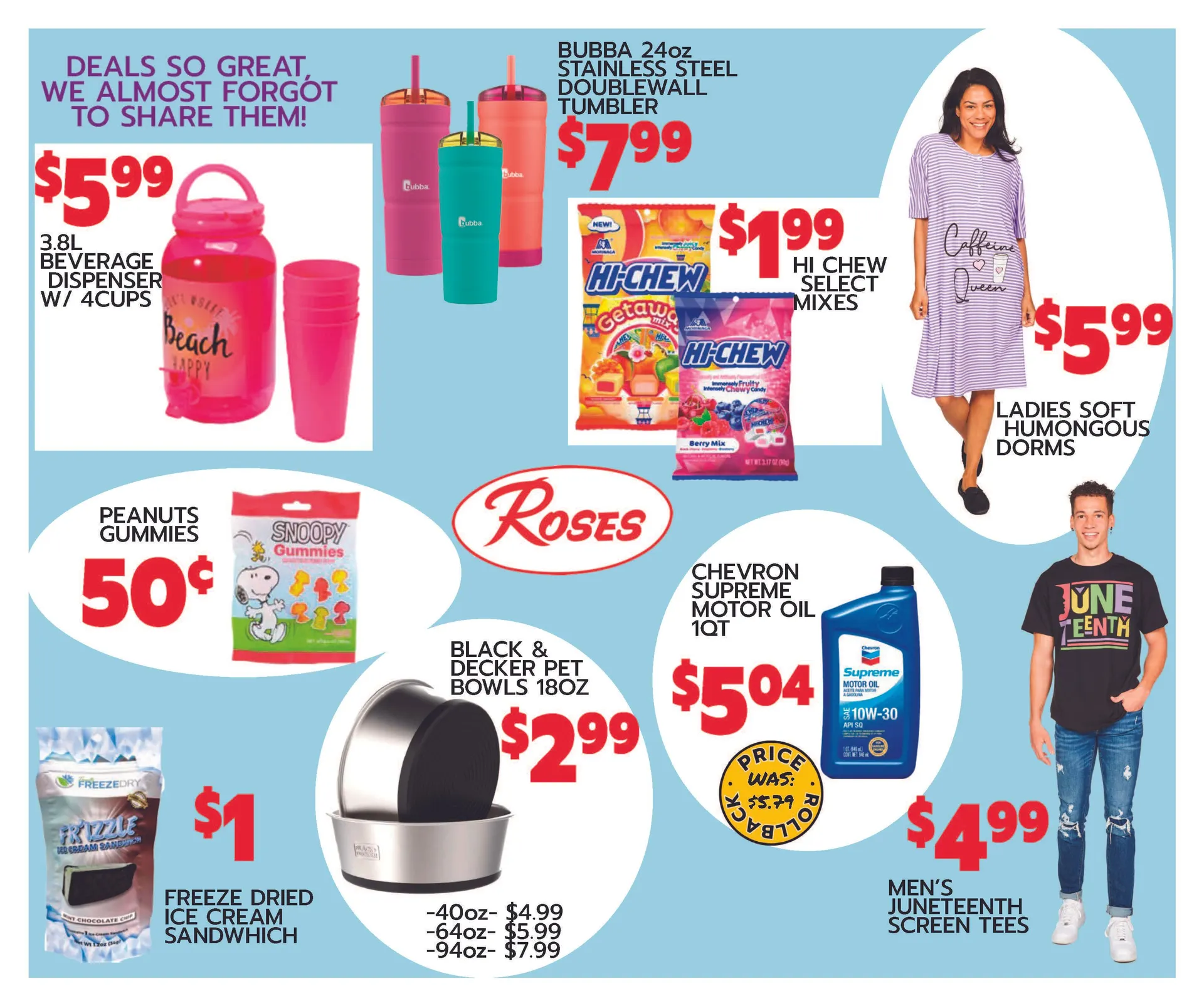 Weekly ad Roses Discount Store. Sales from June 13 to June 16 2025 - Page 