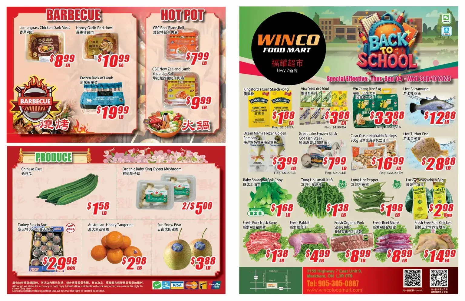 WinCo Food Mart Sales from September 4 to September 10 2025 - flyer page 1
