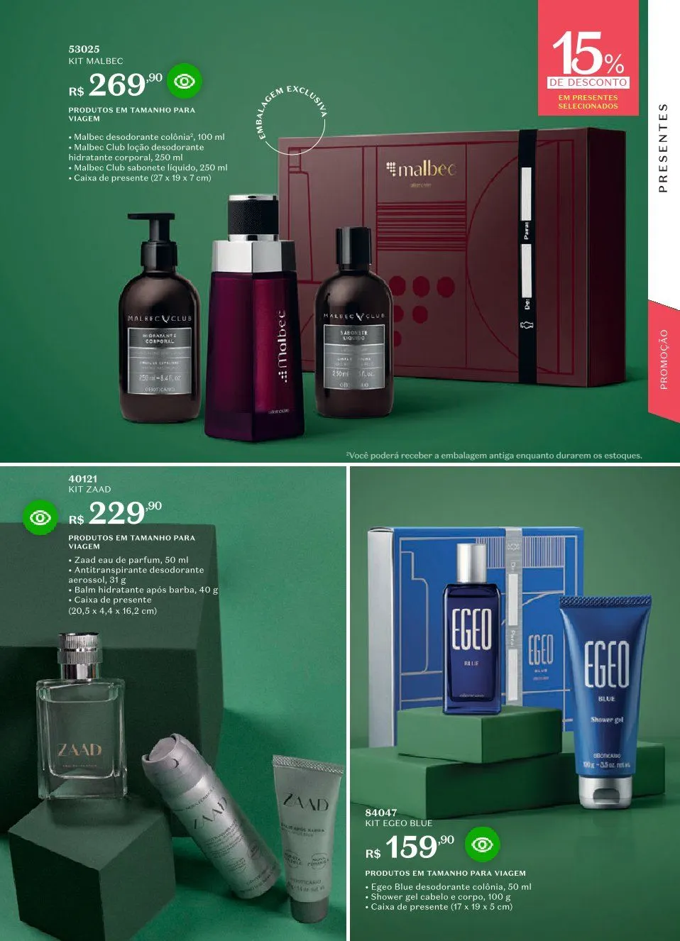 Encarte de Boticario Ofertas 15 de abril até 13 de maio 2025 - Pagina 158