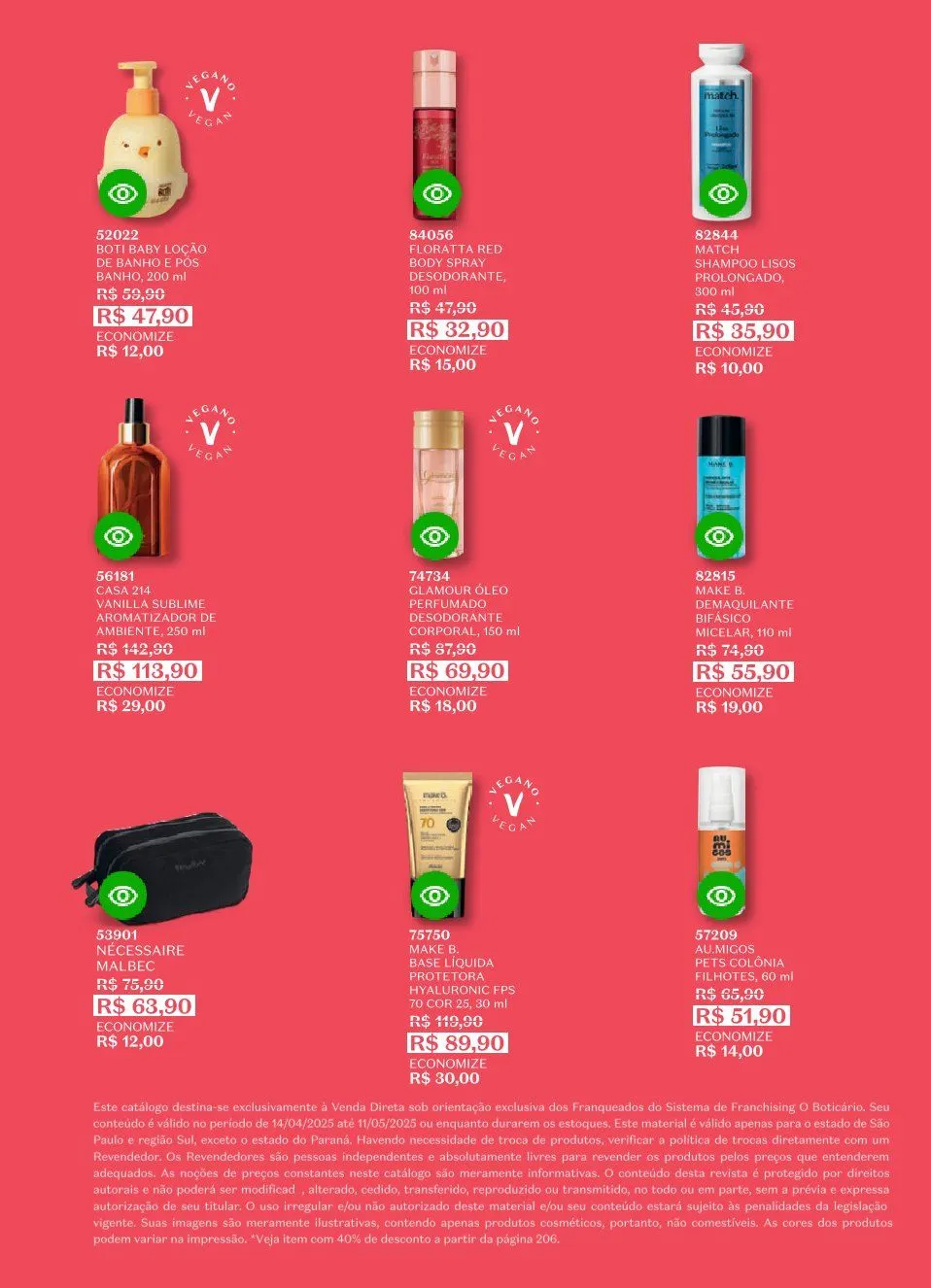 Encarte de Boticario Ofertas 15 de abril até 13 de maio 2025 - Pagina 173