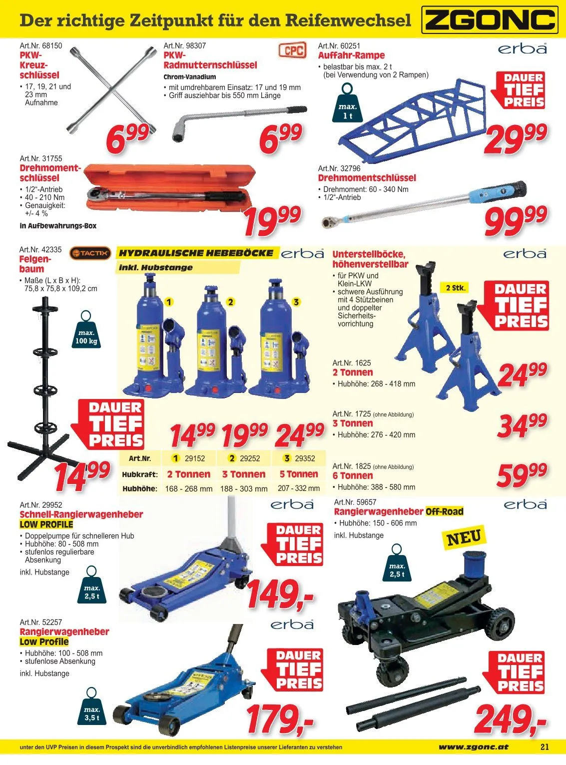 Zgonc Prospekte  von 13. April bis 27. April 2026 - Flugblätt seite  21