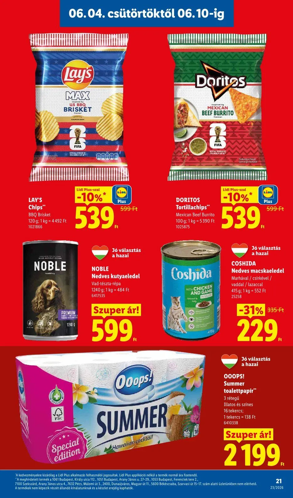 Katalógus Lidl legfrissebb ajánlatai június 4.-tól június 10.-ig 2026. - Oldal 21