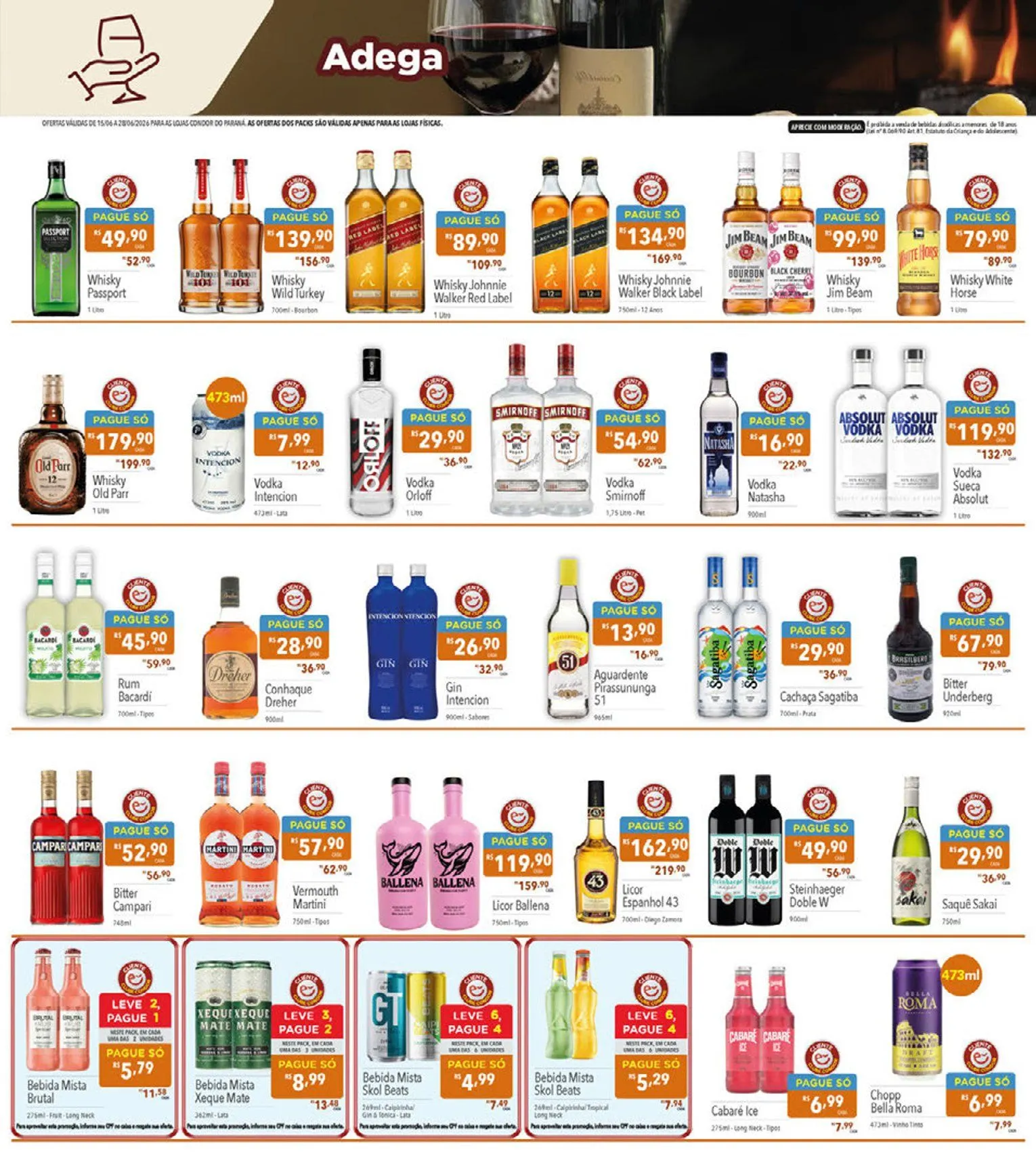 Encarte de Folhetos Supermercados Condor 15 de junho até 28 de junho 2026 - Pagina 21