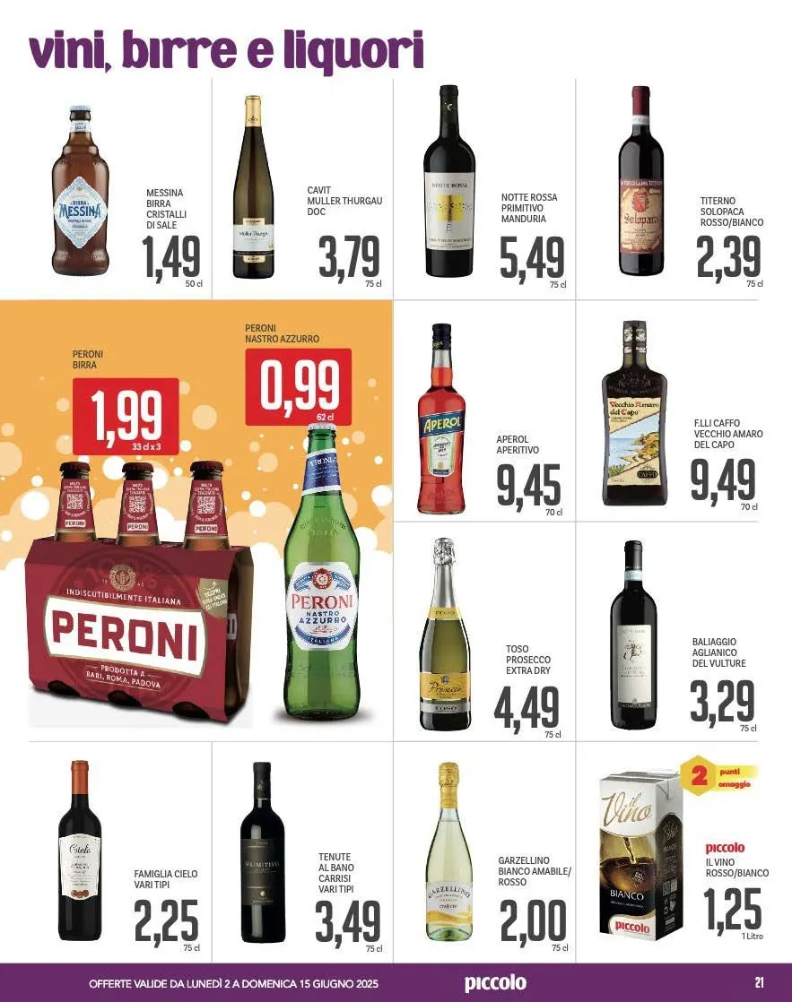 Volantini Piccolo da 2 giugno a 16 giugno di 2025 - Pagina del volantino 21