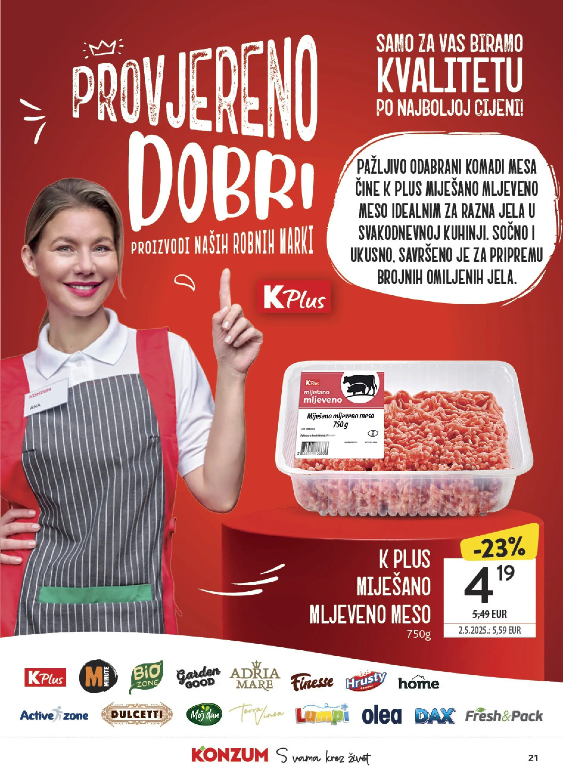 Katalog Konzum od 25. ožujka do 4. travnja 2026. - Pregled Stranica 21