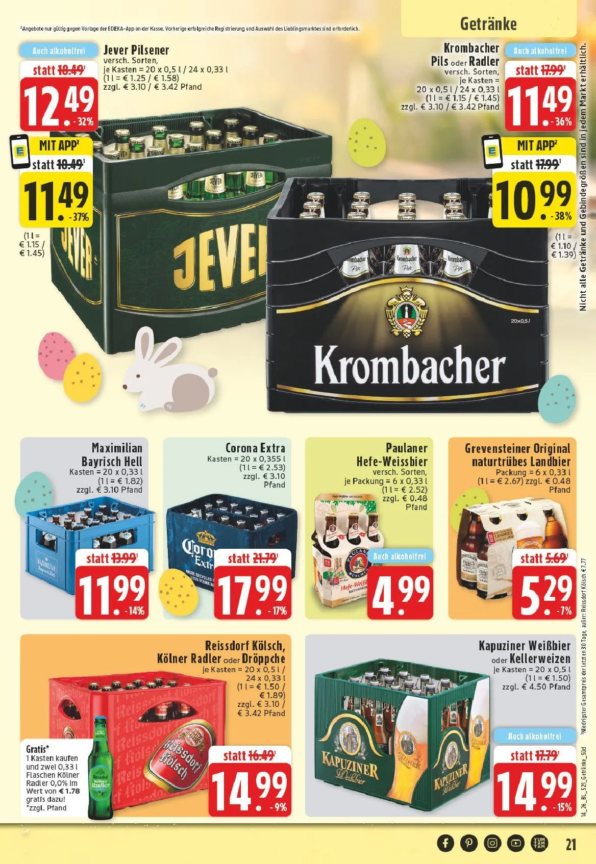 Edeka Angebote von 30. März bis 4. April 2026 - Prospekt seite 21