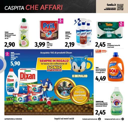  Volantini Famila Superstore da 8 gennaio a 21 gennaio di 2026 - Pagina del volantino 21