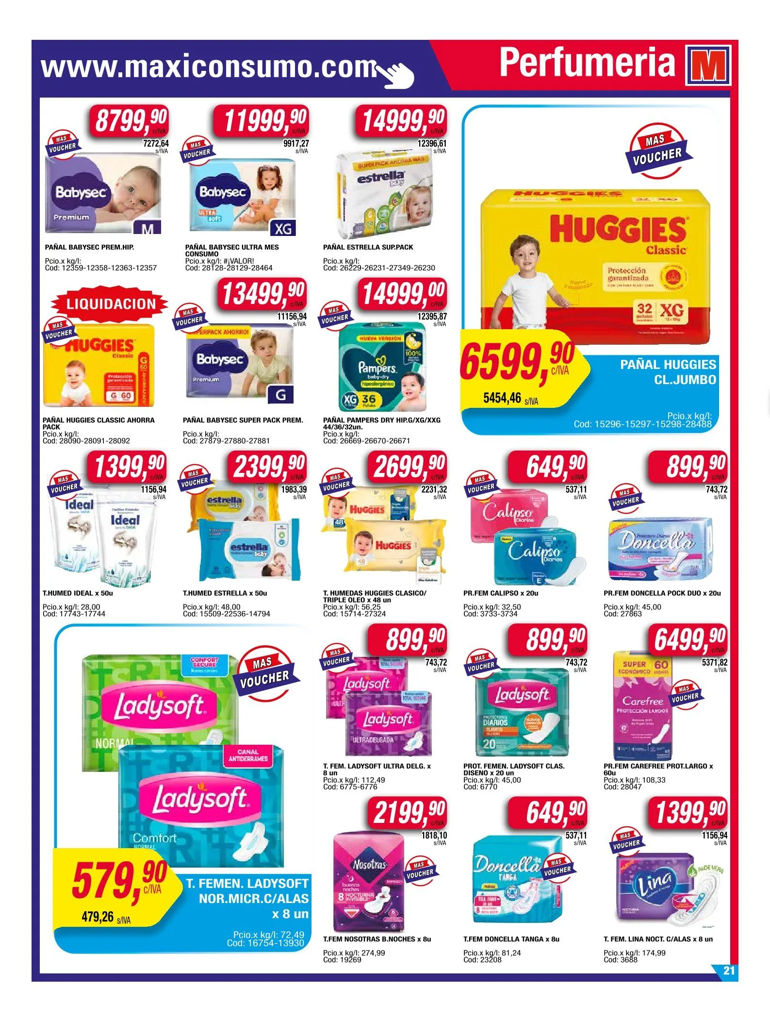 Ofertas de Maxiconsumo Oferta semanal 31 de marzo al 6 de abril 2025 - Página 21 del catálogo