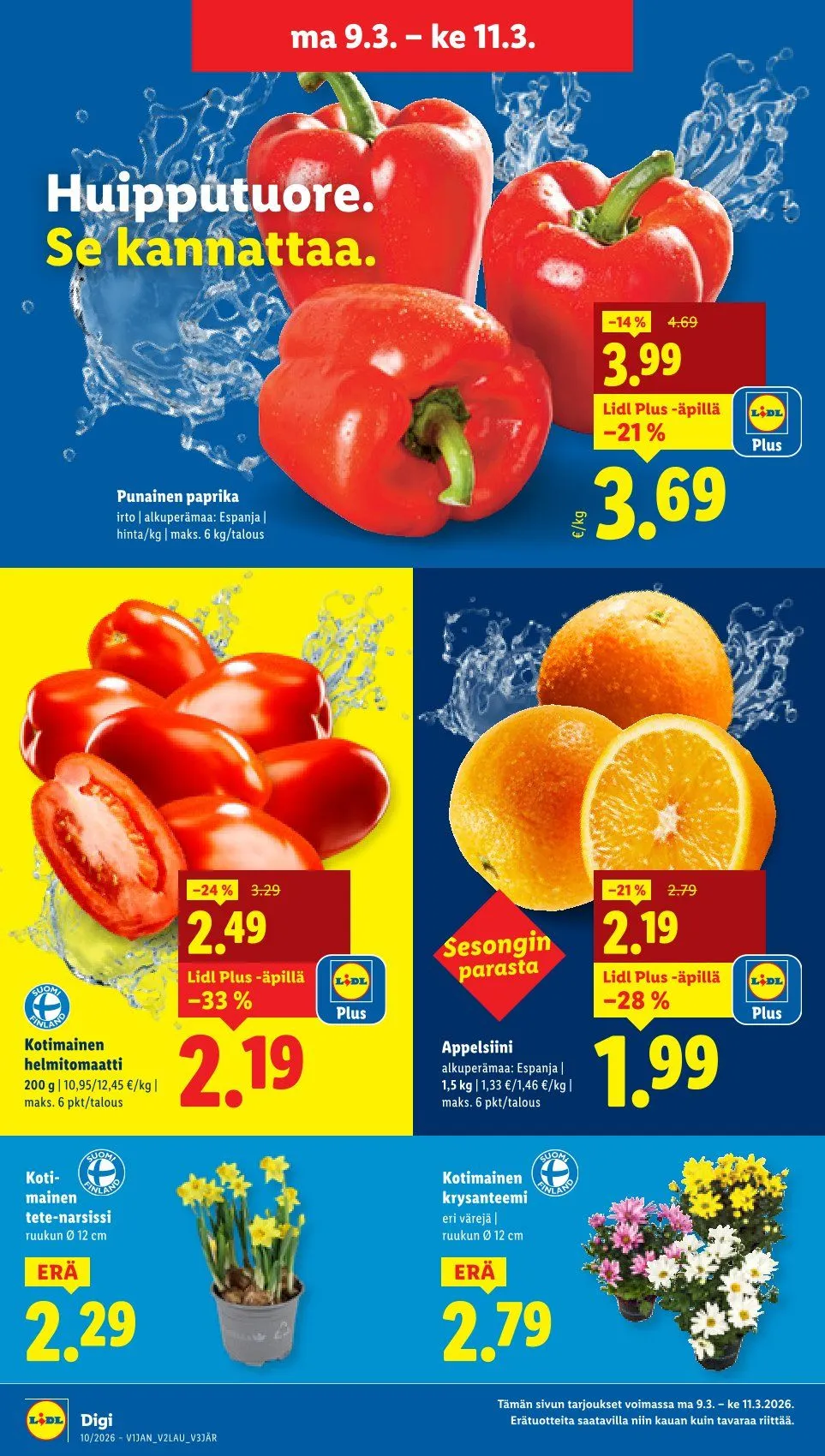 Kaupan Lidl uusimmat voimassa alkaen 5. maaliskuuta - 8. maaliskuuta 2026 - Tarjouslehti sivu 21