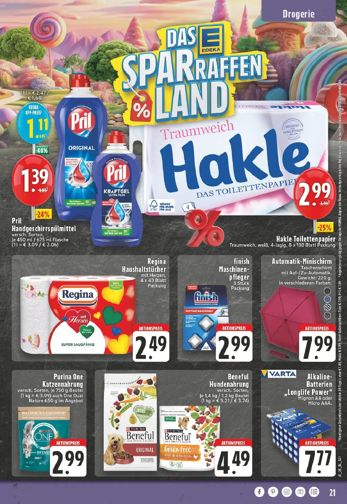 Edeka Prospekte von 5. Oktober bis 10. Oktober 2025 - Prospekt seite 21