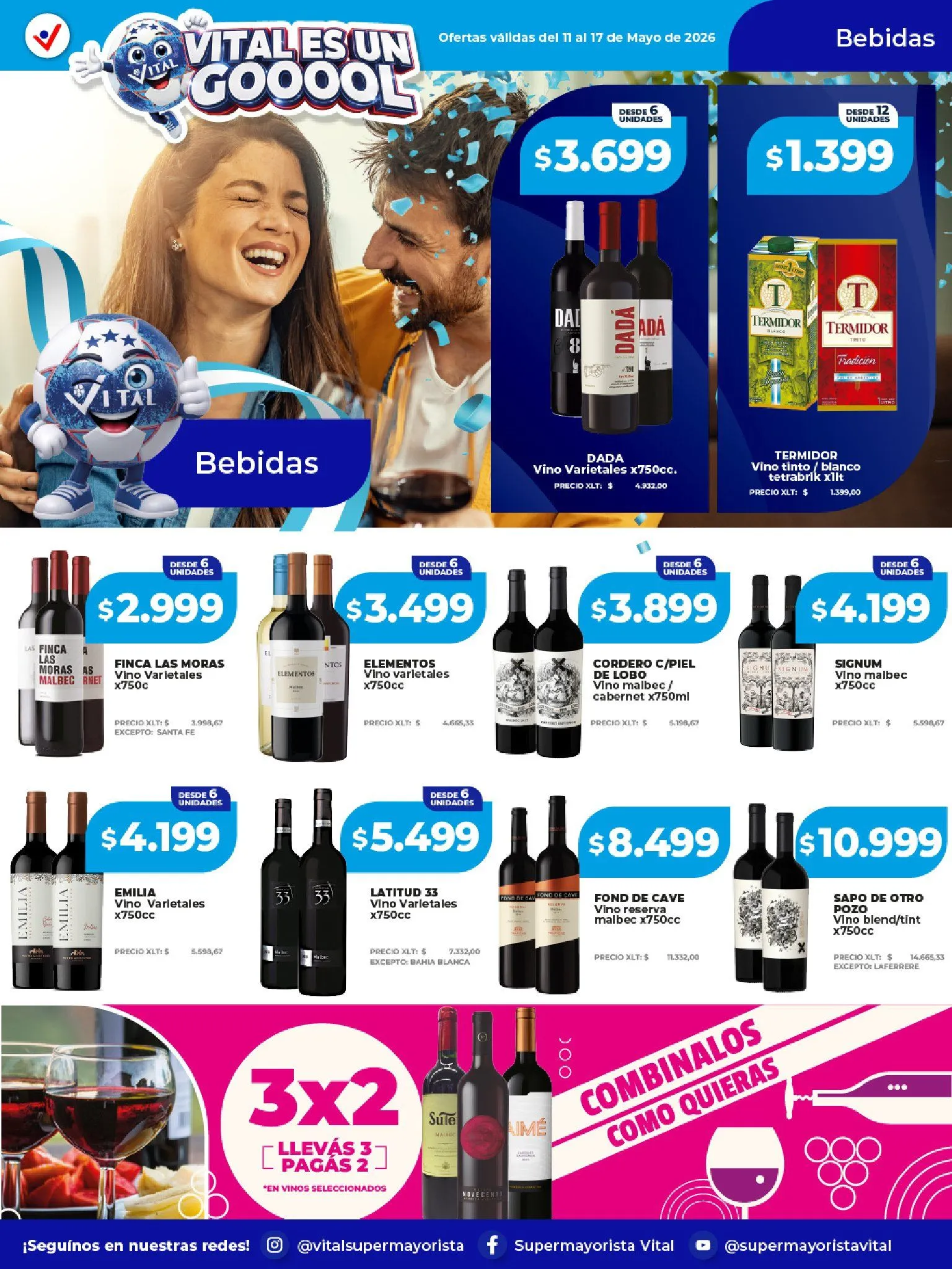 Ofertas de  Vital Ofertas 11 de mayo al 17 de mayo 2026 - Página 21 del catálogo