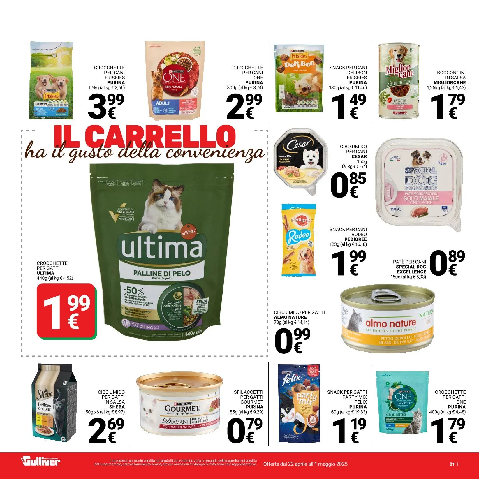 Volantini Gulliver da 22 aprile a 1 maggio di 2025 - Pagina del volantino 21