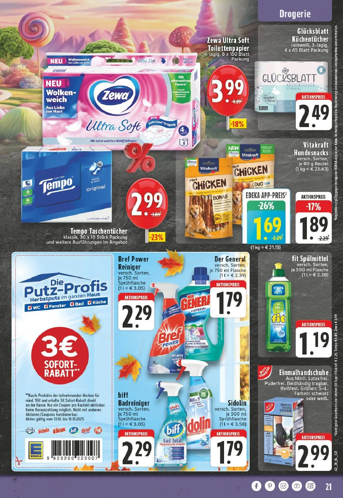 Edeka Prospekte von 12. Oktober bis 17. Oktober 2025 - Prospekt seite 21