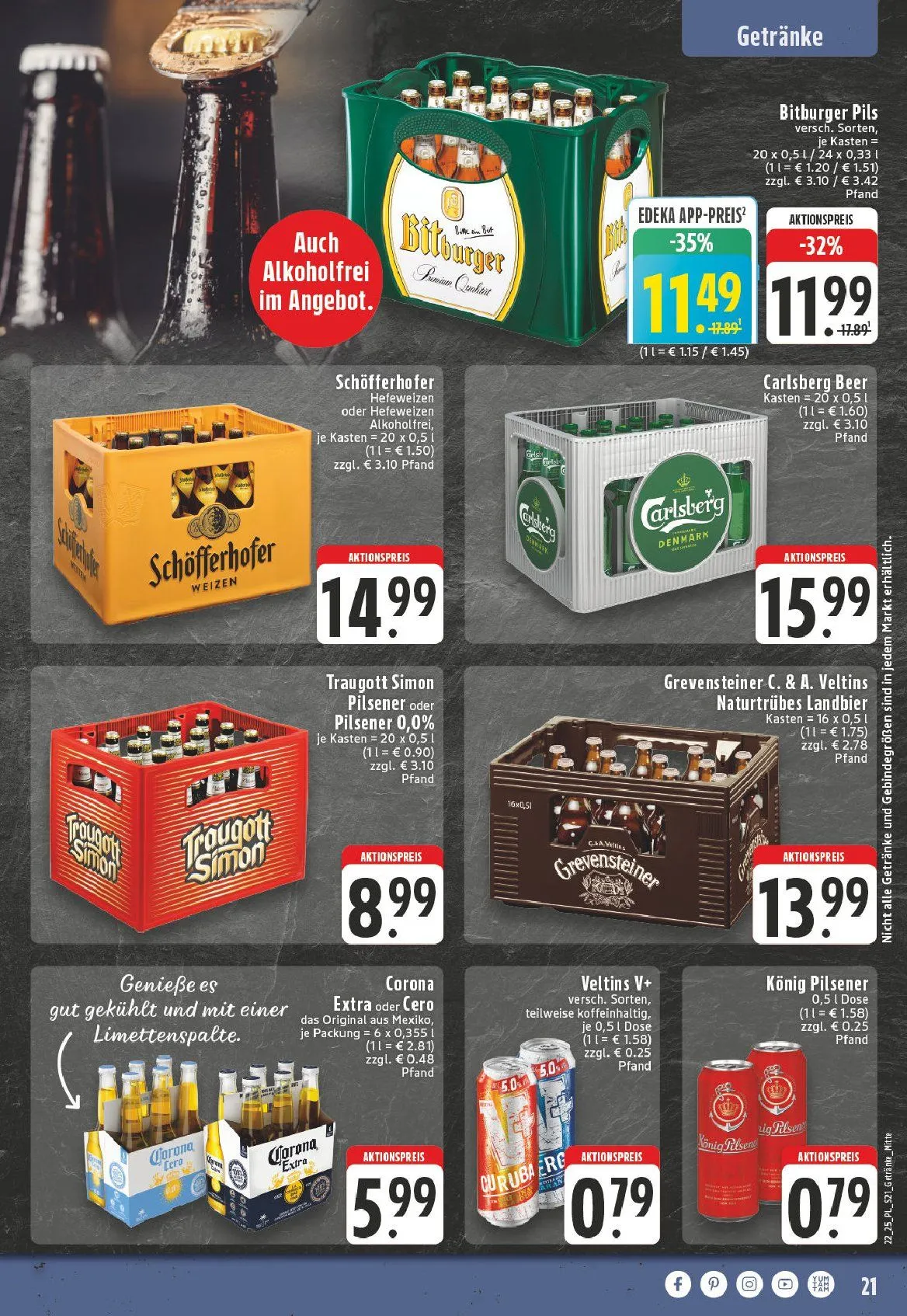 Edeka Prospekt von 26. Mai bis 31. Mai 2025 - Prospekt seite 21