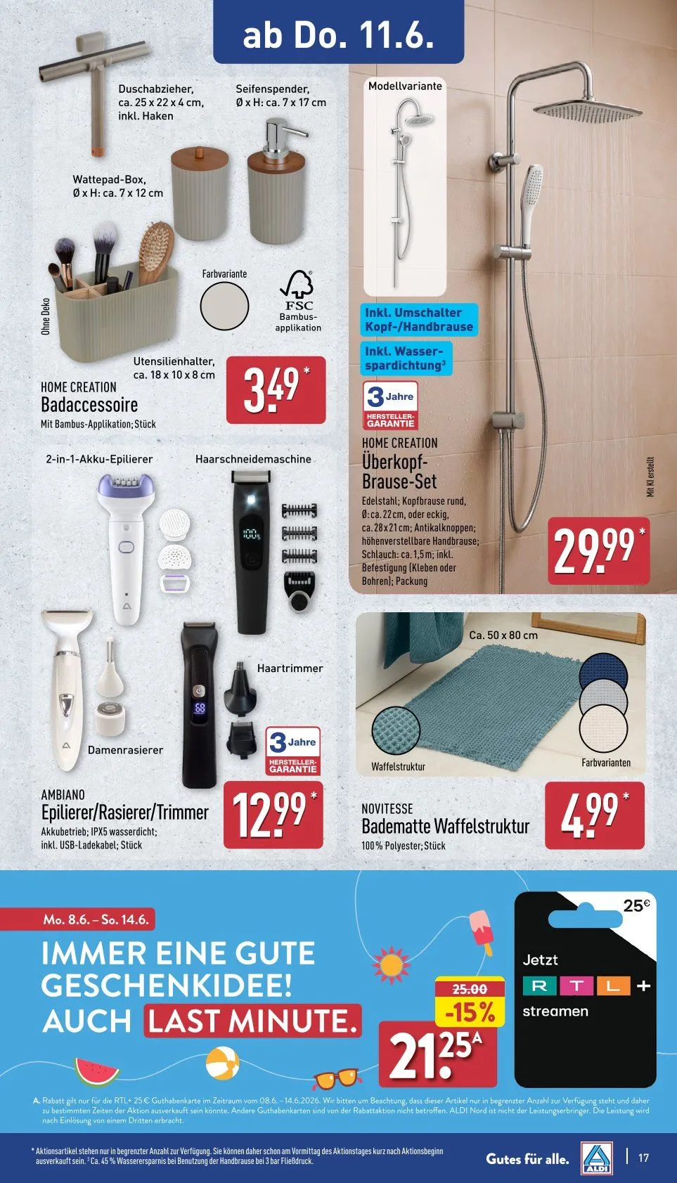ALDI Nord Prospekte von 8. Juni bis 13. Juni 2026 - Prospekt seite 21