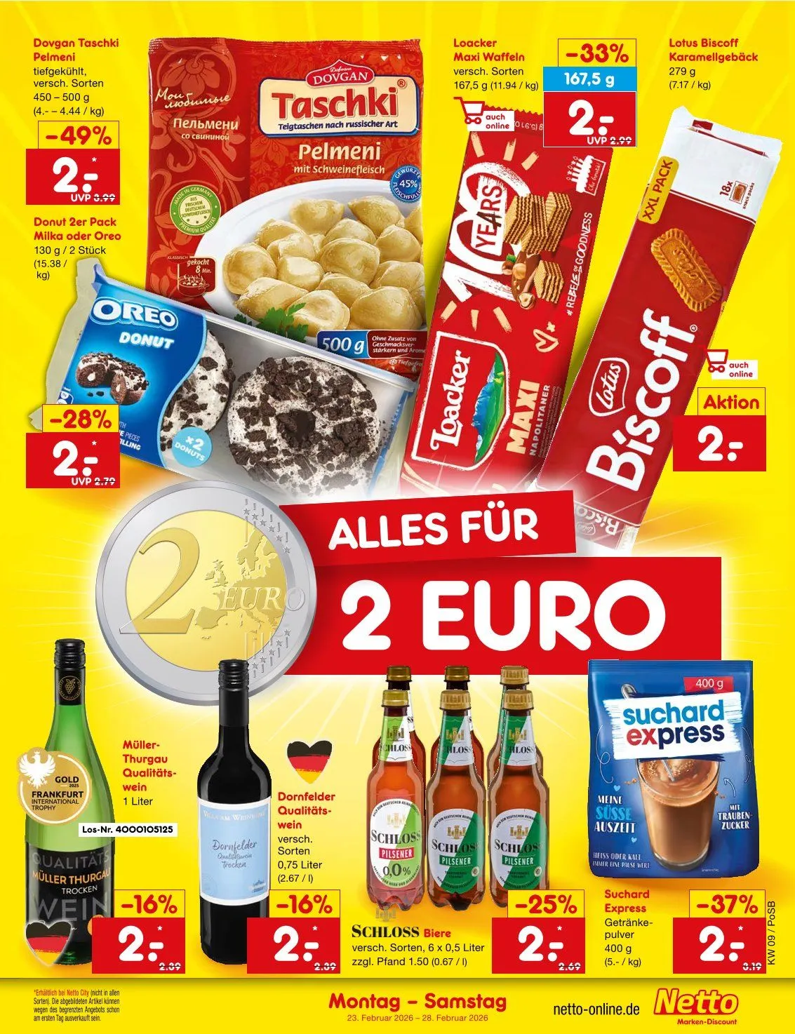 Netto Marken-Discount Prospekte von 23. Februar bis 28. Februar 2026 - Prospekt seite 21