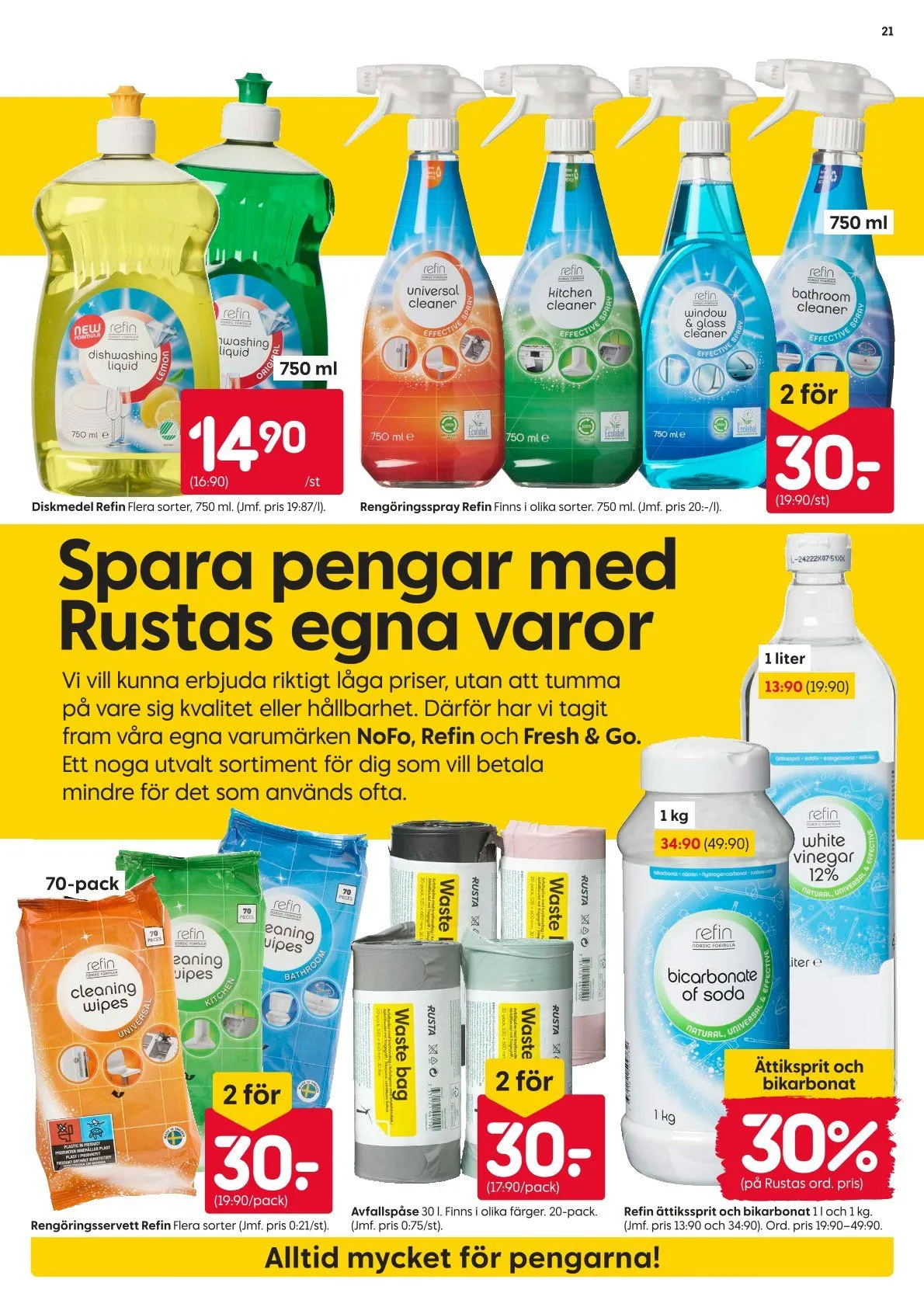  Rusta erbjudanden från 11 maj till 17 maj 2026 - Reklamblad sidor 21