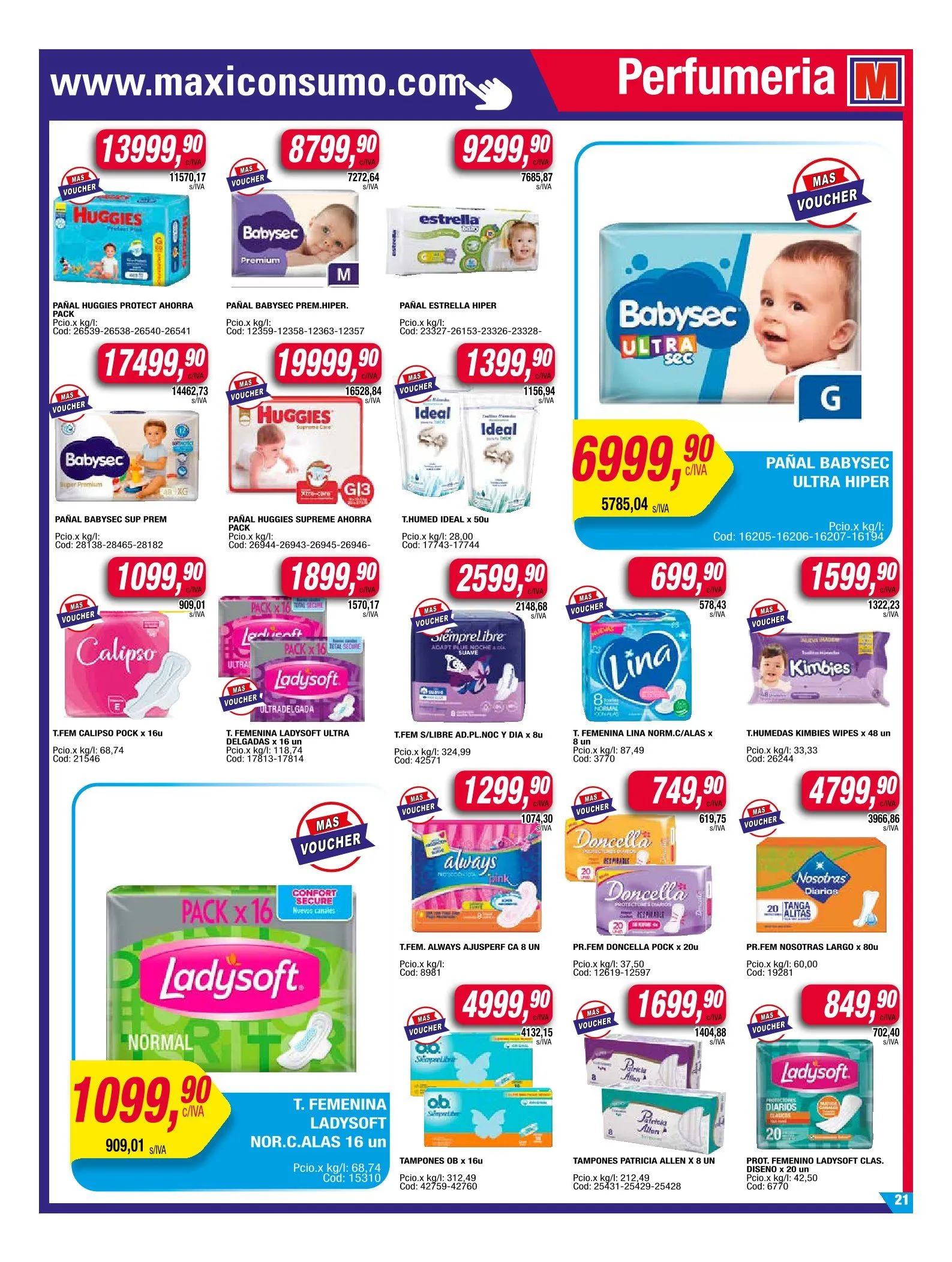 Ofertas de Ofertas Maxiconsumo 10 de marzo al 16 de marzo 2025 - Página 21 del catálogo
