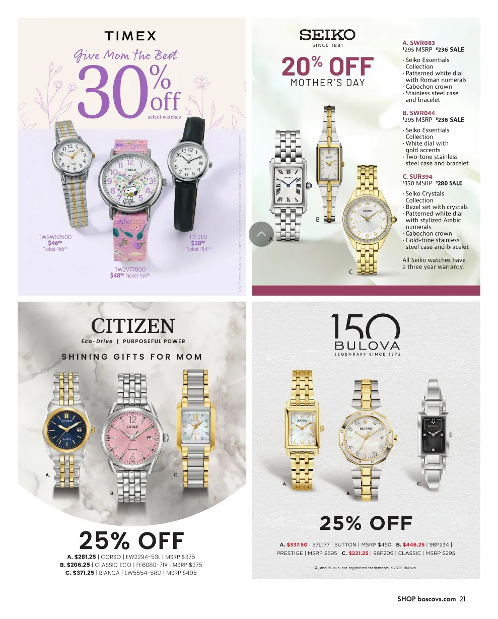 Weekly ad Boscov's Sales from April 24 to May 15 2025 - Page 21