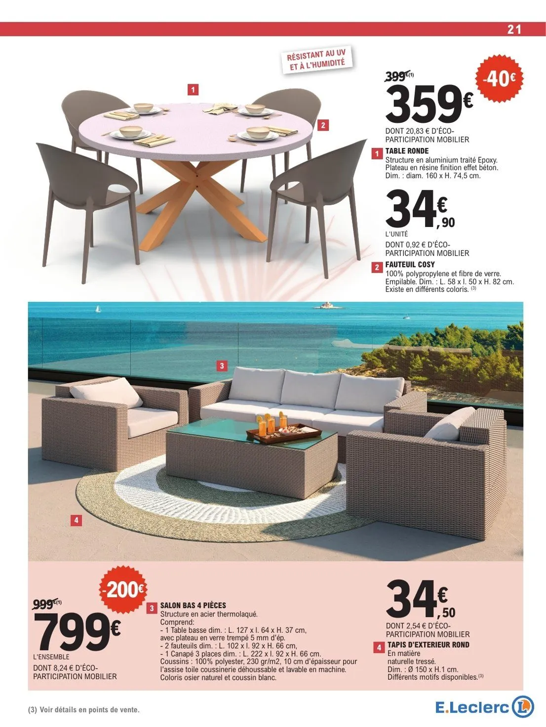 Catalogues E.Leclerc Brico du 31 mars au 18 avril 2026 - Catalogue page 21