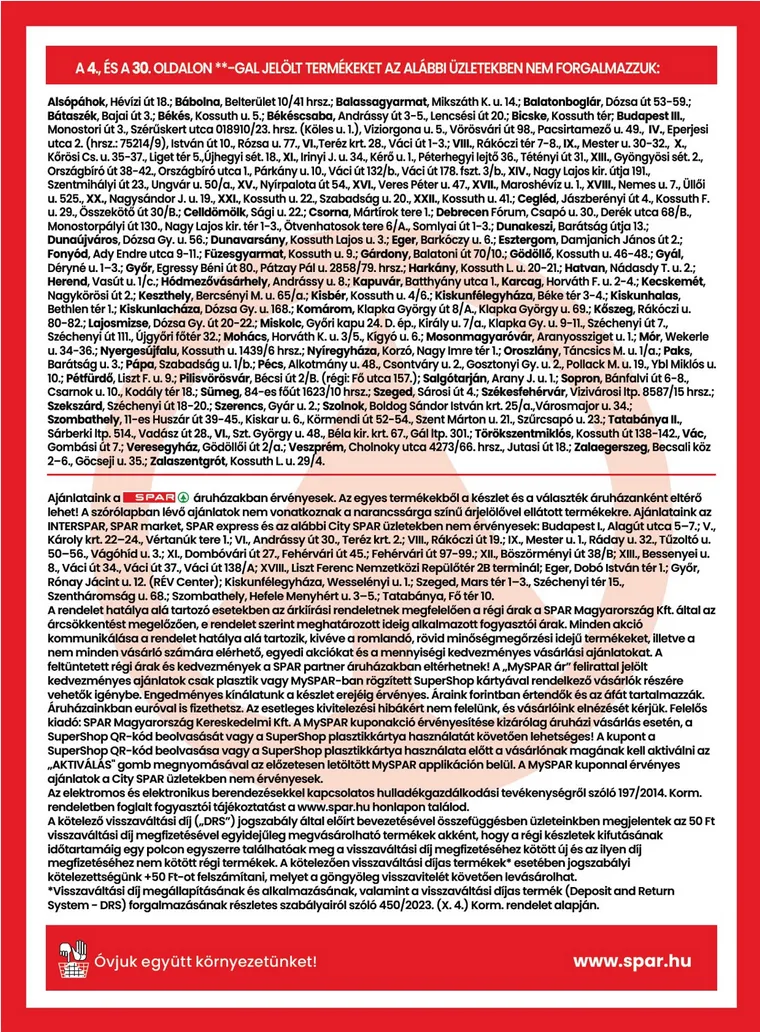 Katalógus SPAR Legfrissebb Ajánlatai április 16.-tól április 22.-ig 2026. - Oldal 21