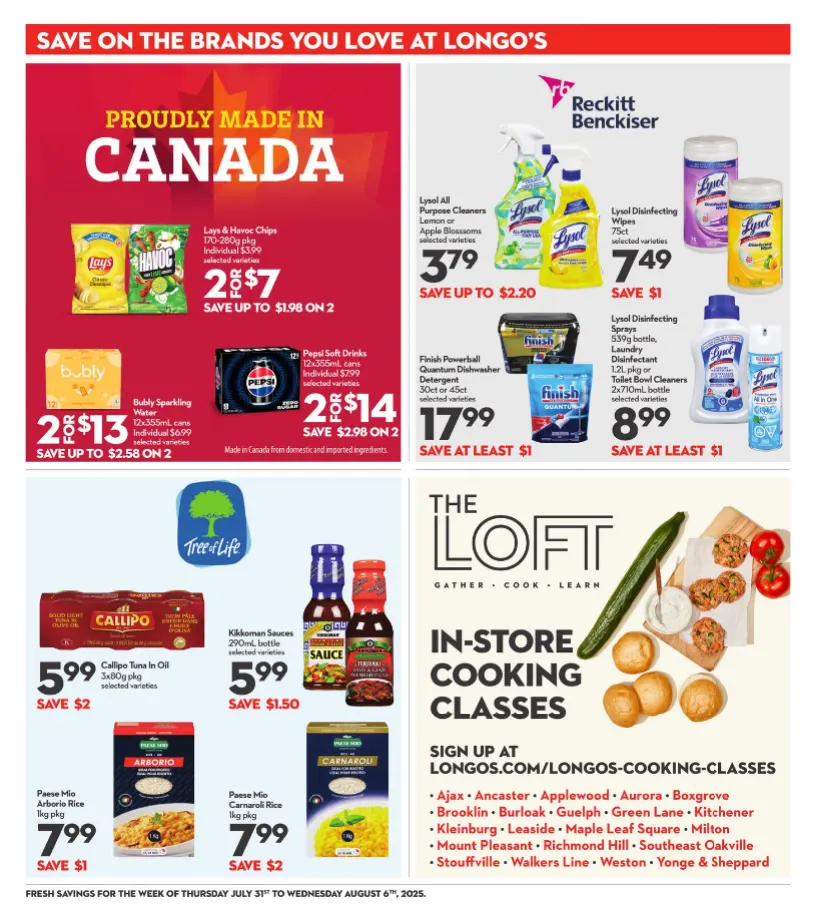 Longo's Sales from July 31 to August 6 2025 - flyer page 20