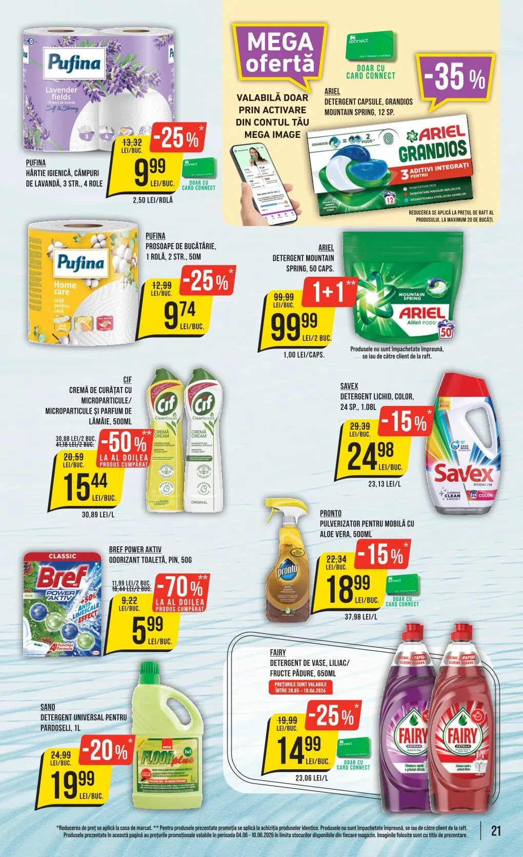 Catalog Mega Image de la 4 iunie până la 10 iunie 2026 - Revista Pagina 21