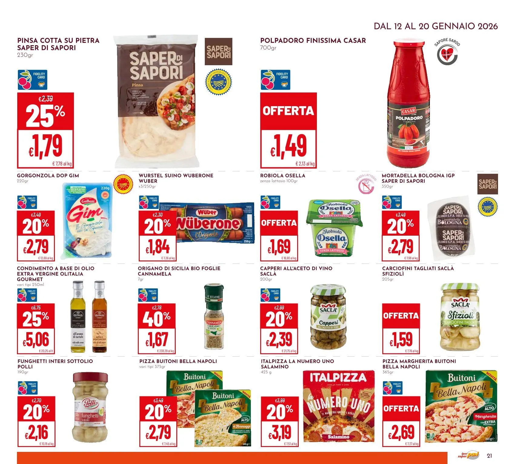 Volantini Pan da 12 gennaio a 20 gennaio di 2026 - Pagina del volantino 21