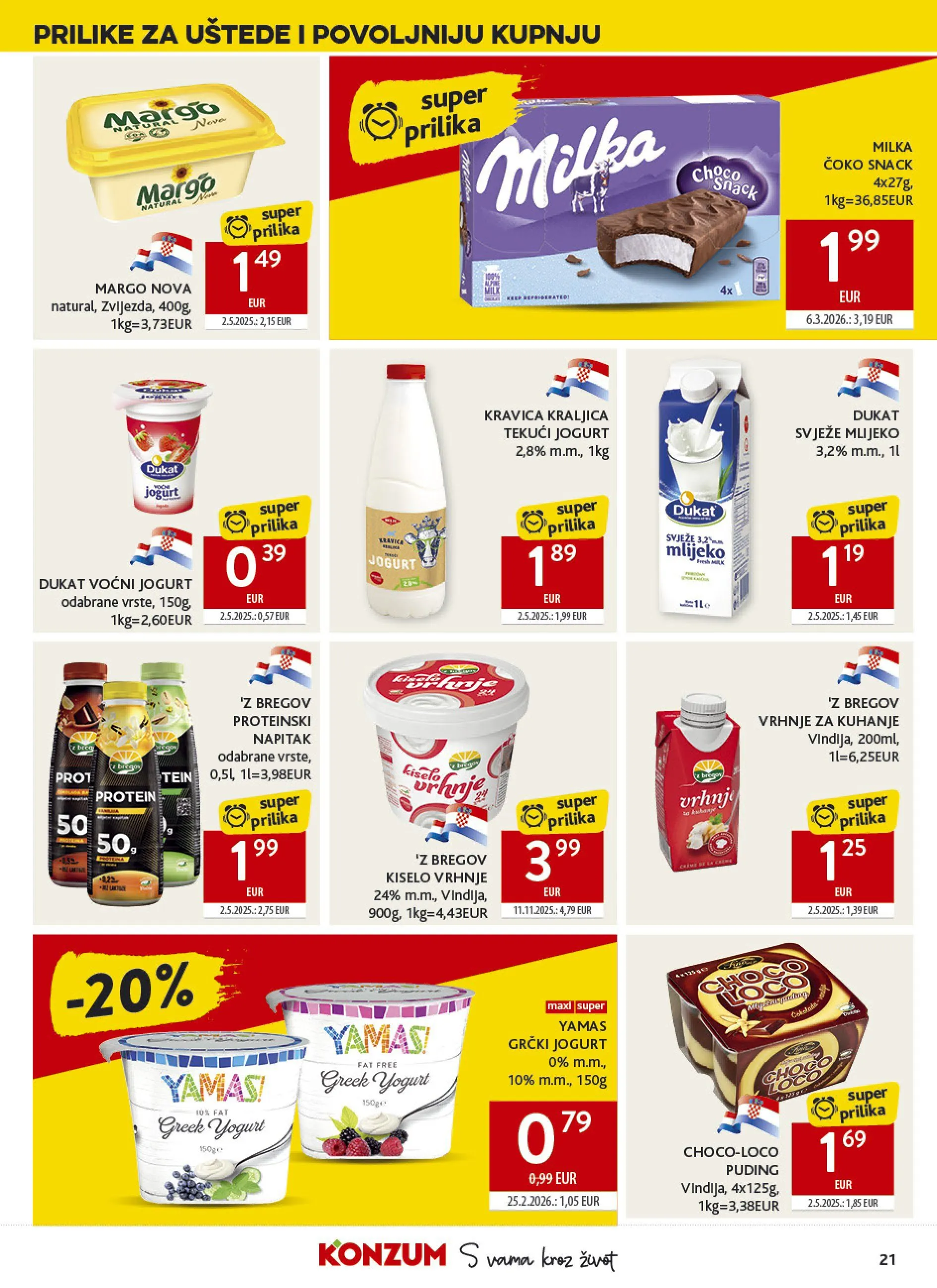 Katalog Konzum od 3. lipnja do 9. lipnja 2026. - Pregled Stranica 21