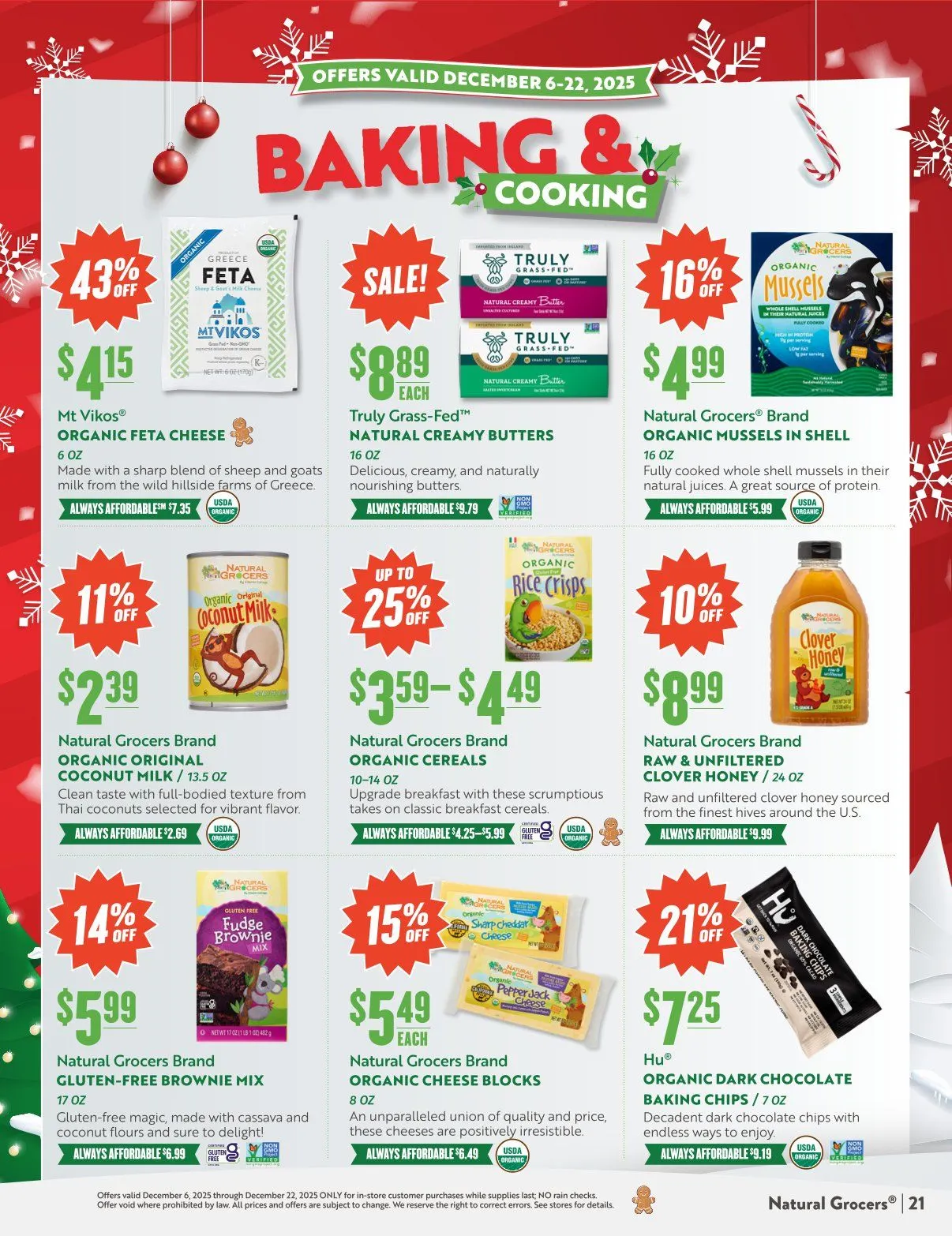 Weekly ad Natural Grocers Sales from December 6 to December 12 2025 - Page 21