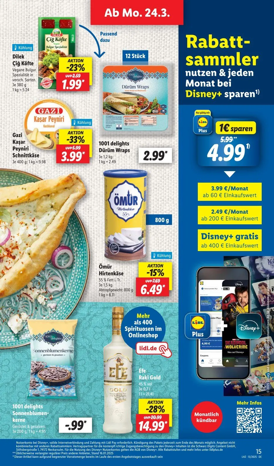 Lidl Prospekt von 24. März bis 29. März 2025 - Prospekt seite 21
