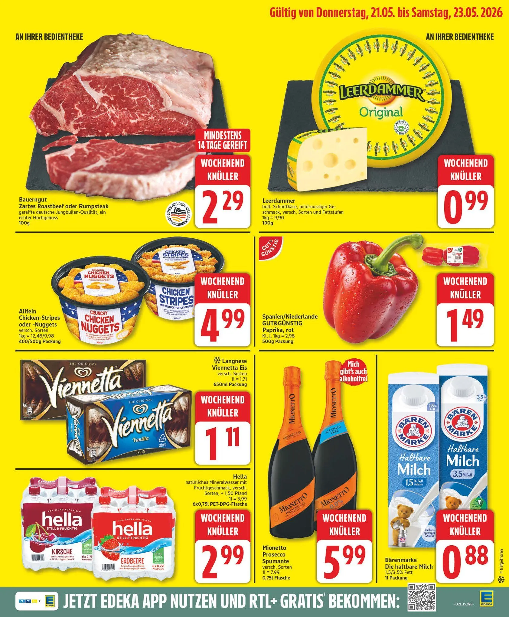  Edeka Angebote von 18. Mai bis 23. Mai 2026 - Prospekt seite 21
