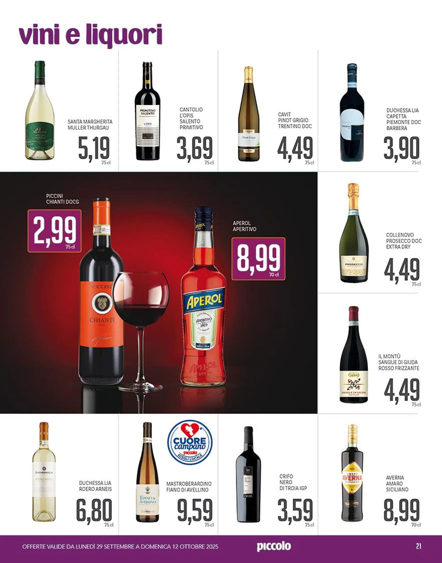 Offerta speciale di Piccolo da 29 settembre a 12 ottobre di 2025 - Pagina del volantino 21