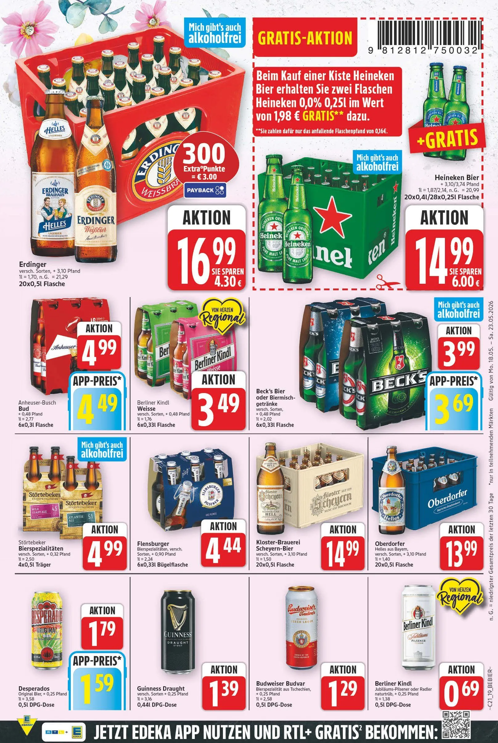  Edeka Angebote von 18. Mai bis 23. Mai 2026 - Prospekt seite 21