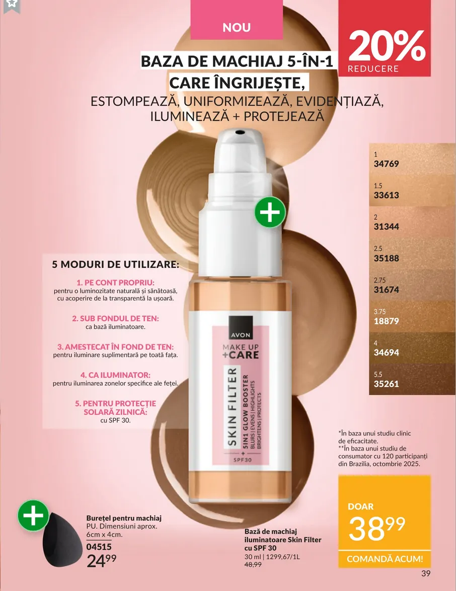 Catalog AVON  de la 9 iunie până la 30 iunie 2026 - Revista Pagina 21