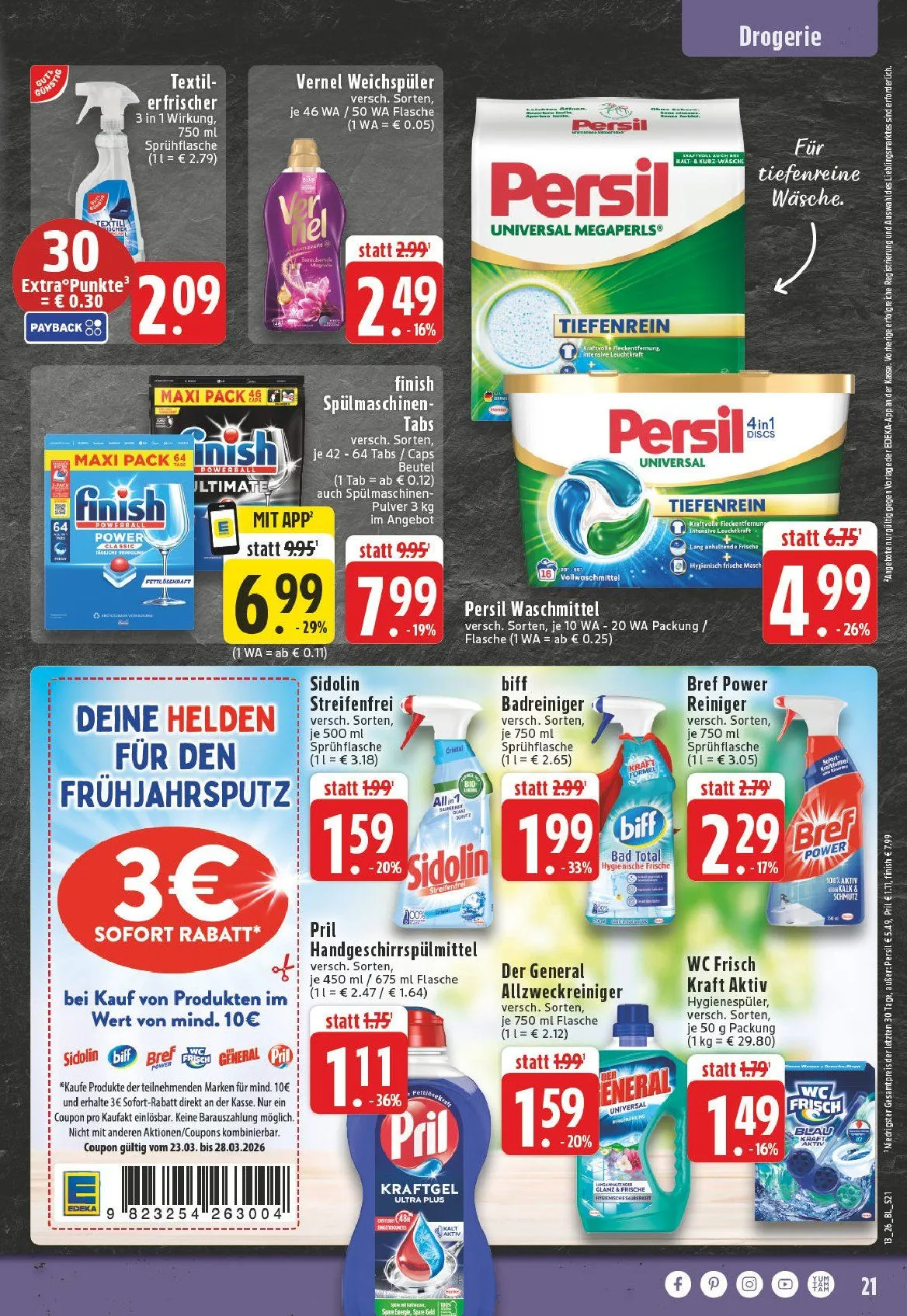 Edeka Prospekte von 23. März bis 28. März 2026 - Prospekt seite 21