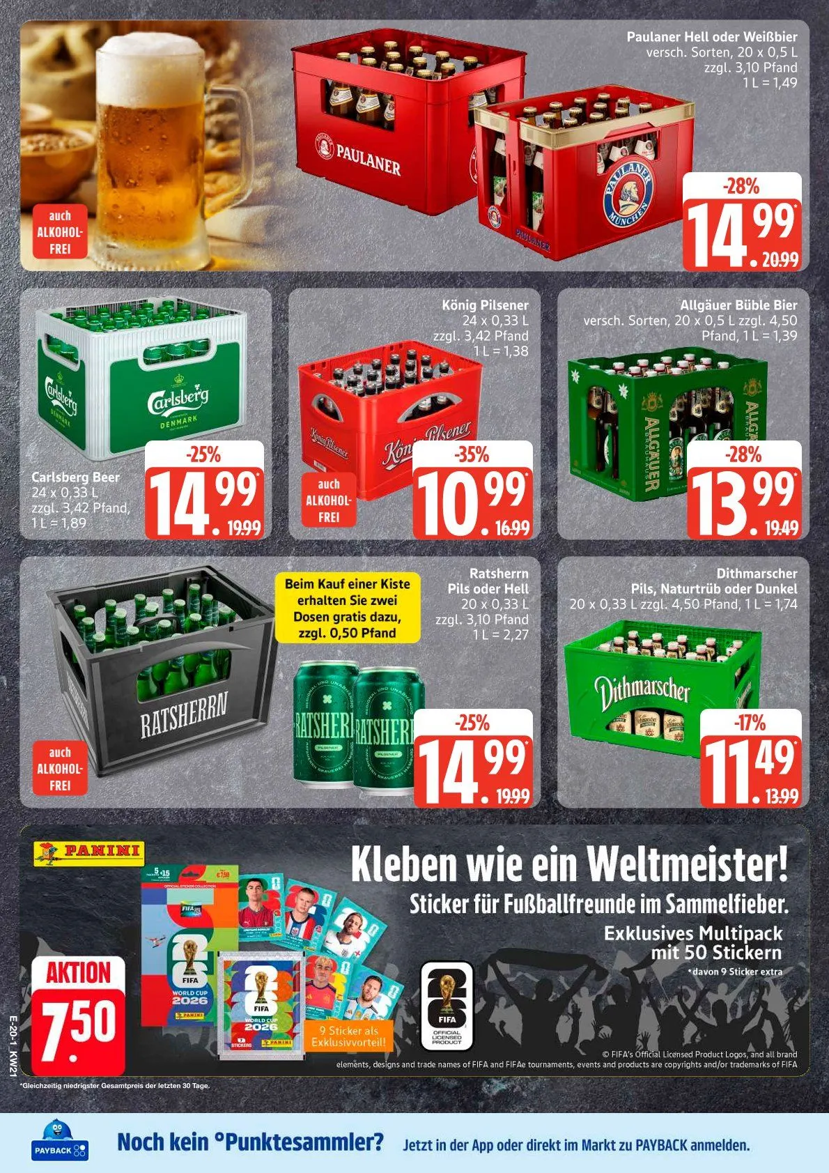 Edeka Angebote von 18. Mai bis 23. Mai 2026 - Prospekt seite 21