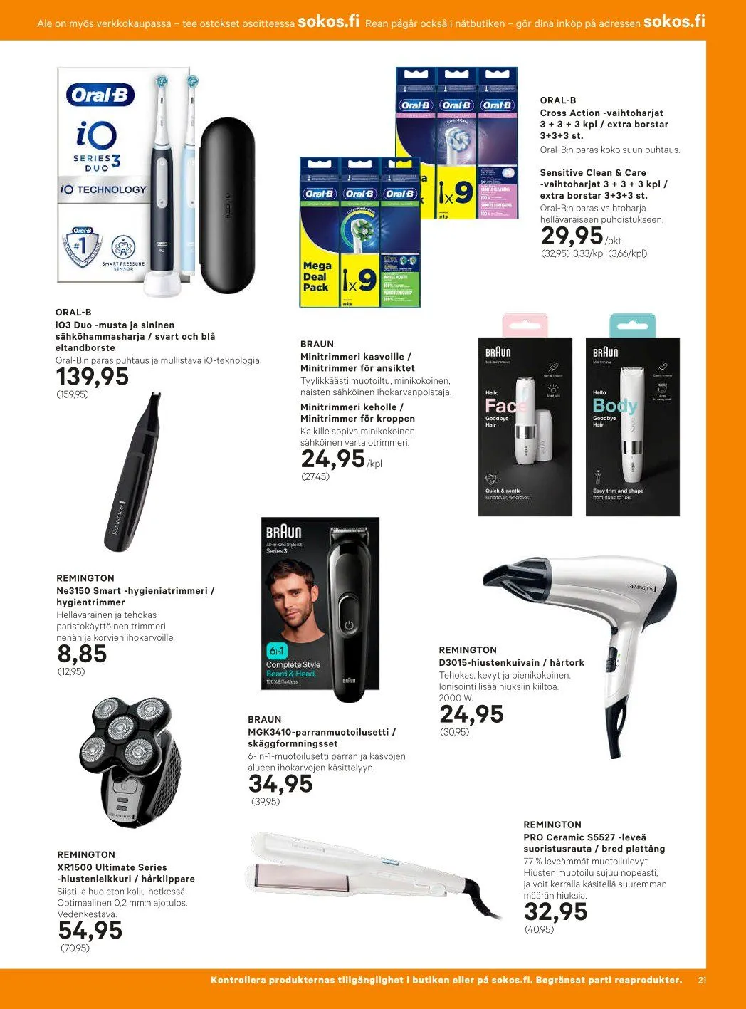 Sokos Tarjoukset voimassa alkaen 8. tammikuuta - 19. tammikuuta 2025 - Tarjouslehti sivu 21