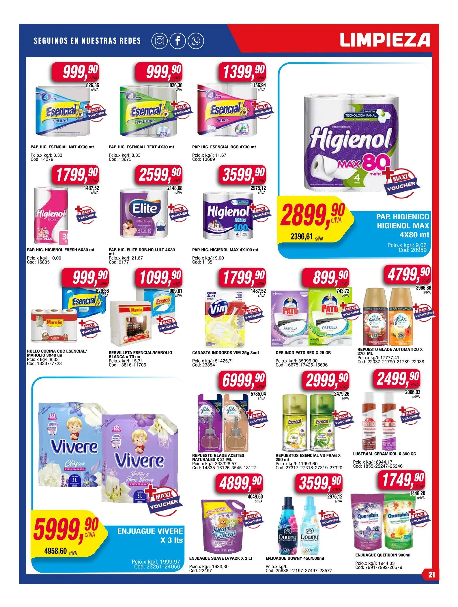 Ofertas de Ofertas Maxiconsumo 4 de agosto al 10 de agosto 2025 - Página 21 del catálogo