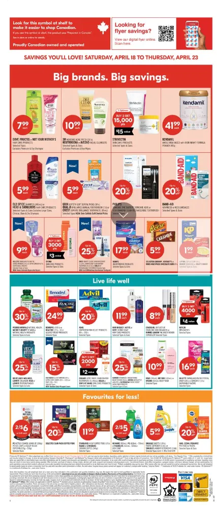 Shoppers Drug Mart Sales from April 18 to April 23 2026 - flyer page 16