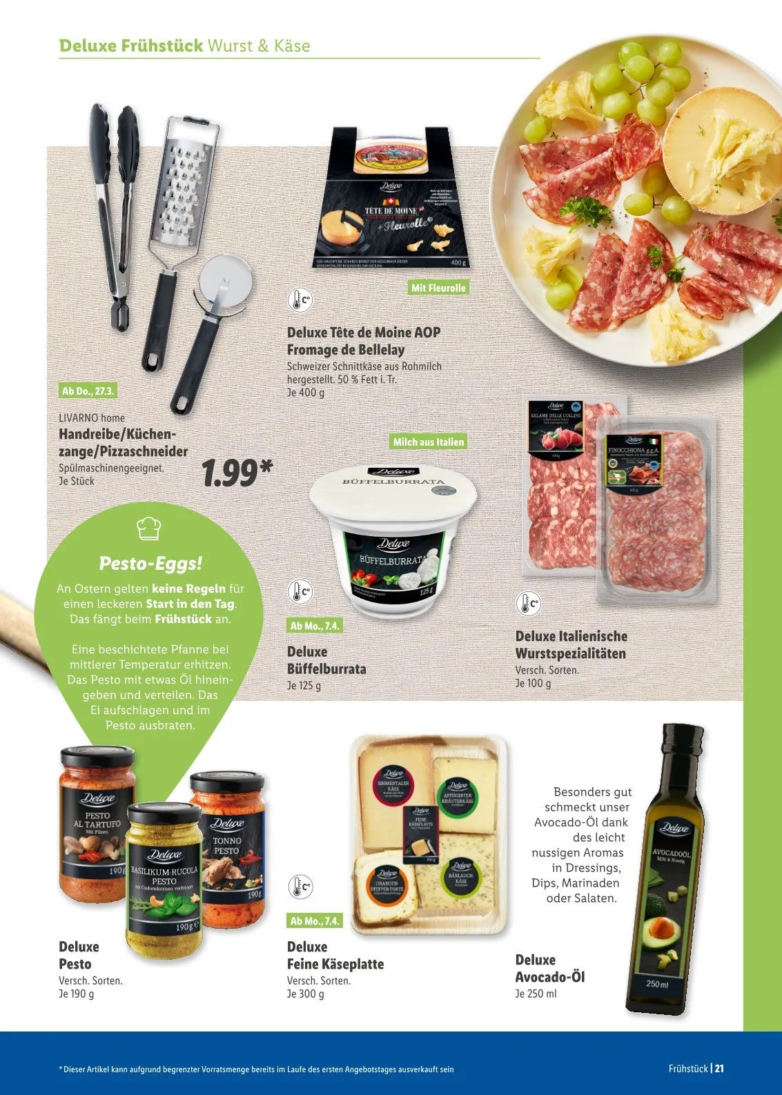 Lidl Prospekt von 25. März bis 20. April 2025 - Prospekt seite 21