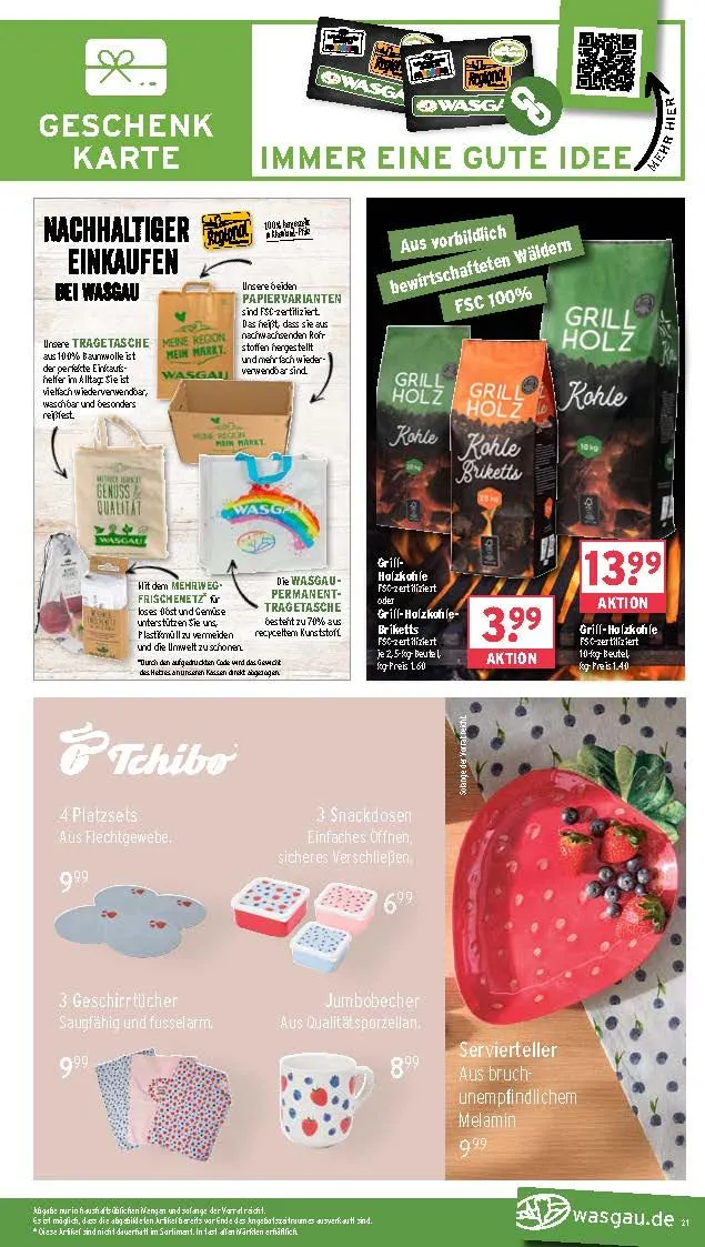 Wasgau Angebote von 10. Juni bis 14. Juni 2025 - Prospekt seite 21