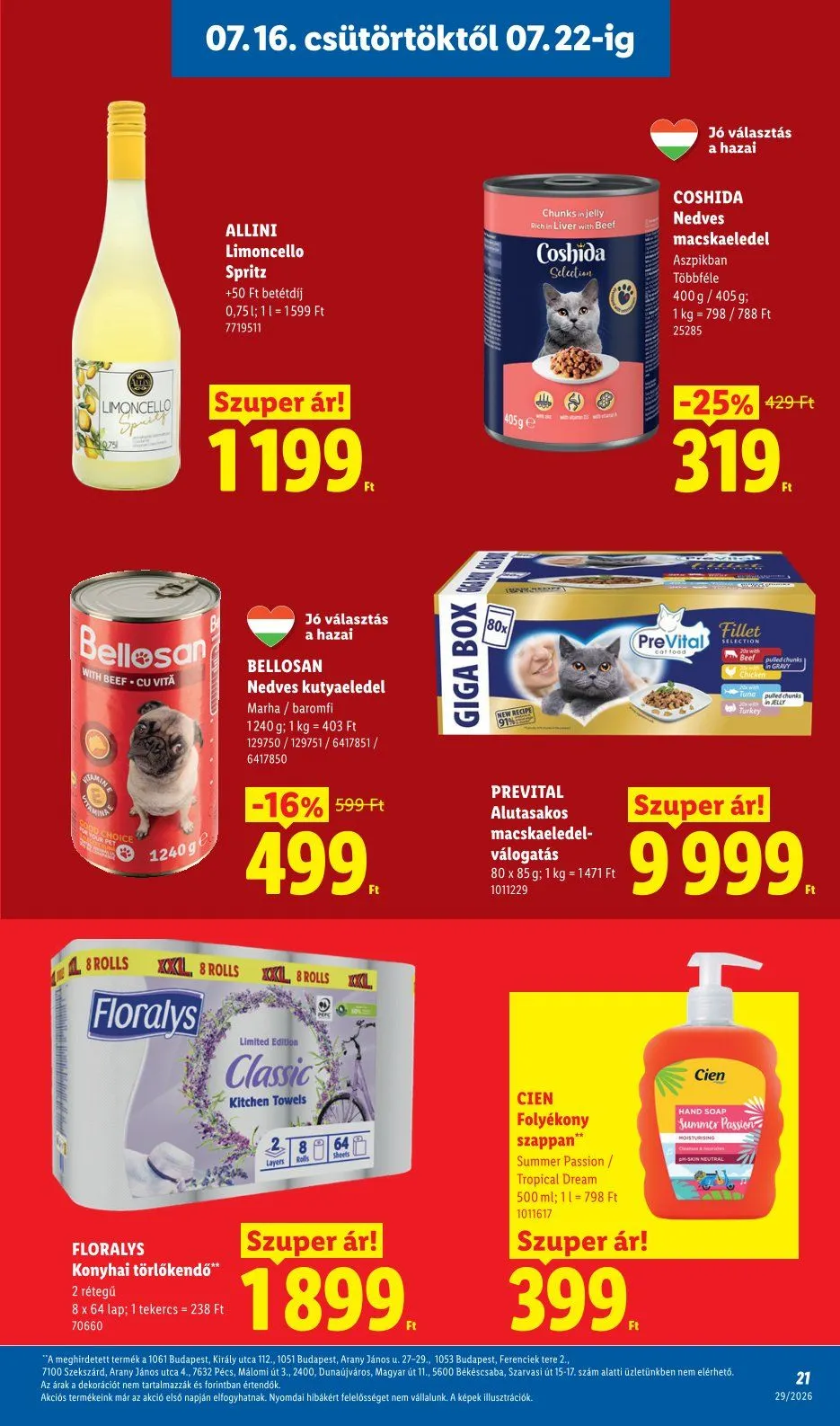 Katalógus Lidl  július 16.-tól július 22.-ig 2026. - Oldal 21