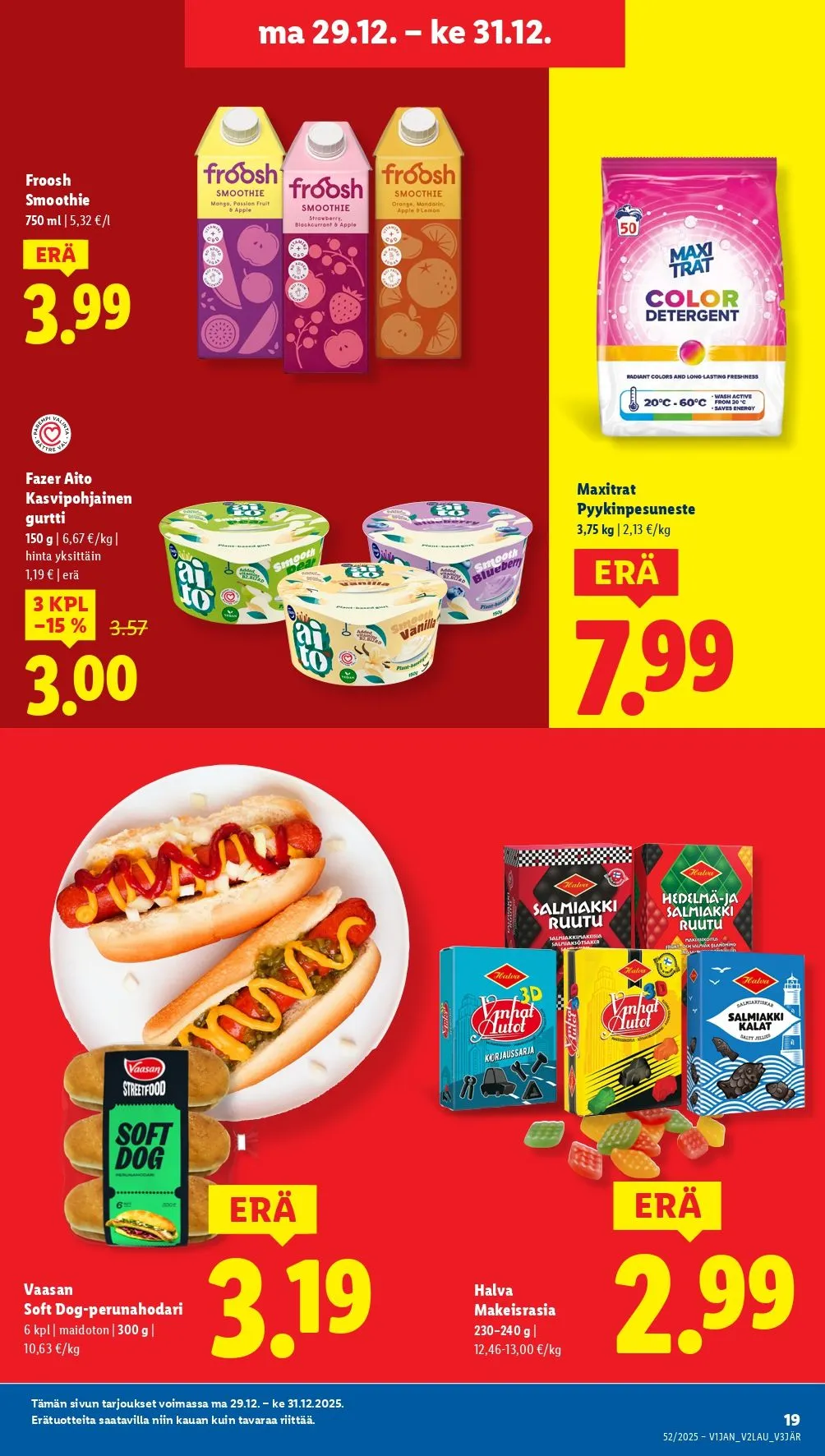 Kaupan Lidl tarjoukset voimassa alkaen 26. joulukuuta - 28. joulukuuta 2025 - Tarjouslehti sivu 21