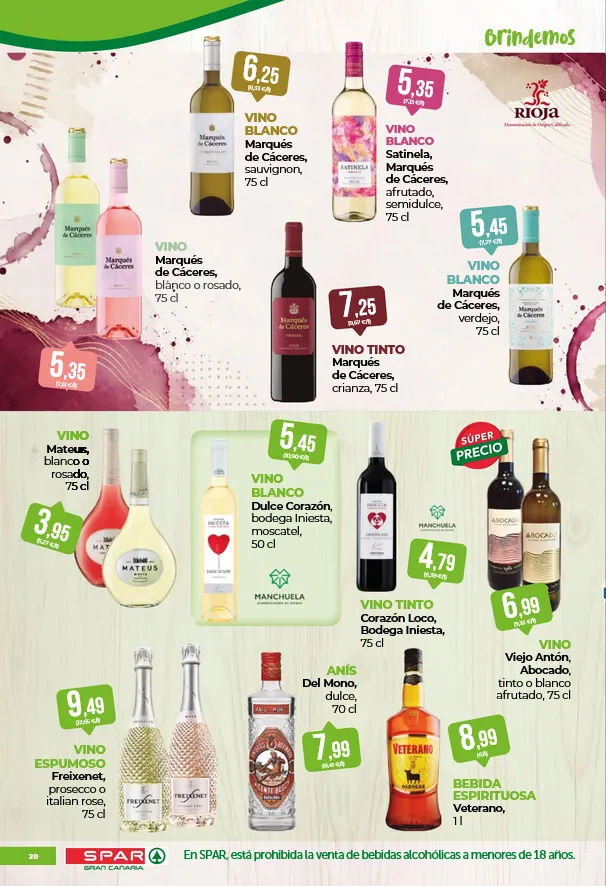Catálogo de SPAR Gran Canaria Ofertas 24 de julio al 6 de agosto 2026 - Página 21