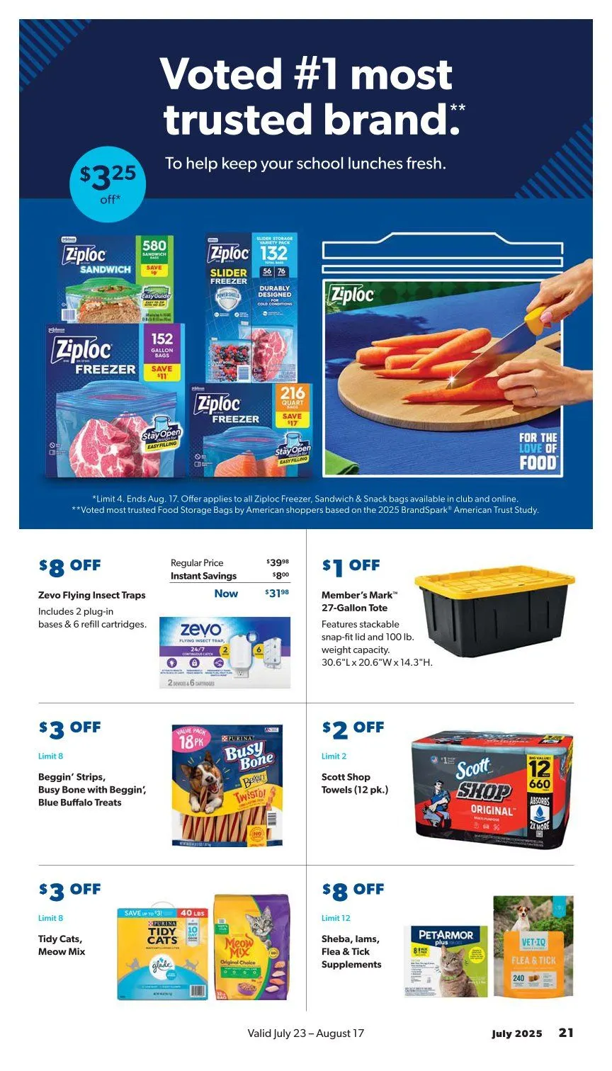 Weekly ad Sam's Club Sales from July 23 to August 17 2025 - Page 21