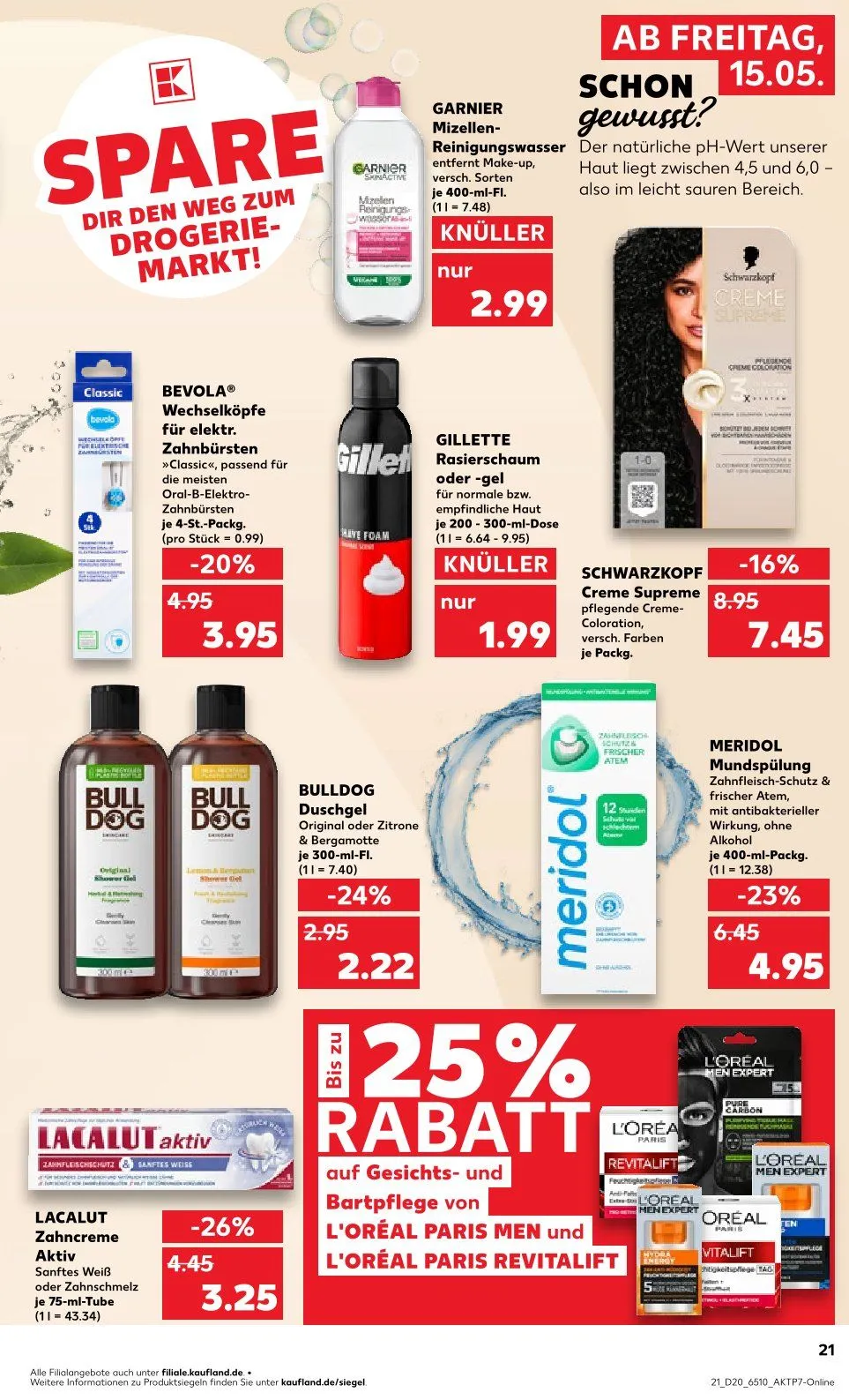  Kaufland Prospekte  von 15. Mai bis 20. Mai 2026 - Prospekt seite 21
